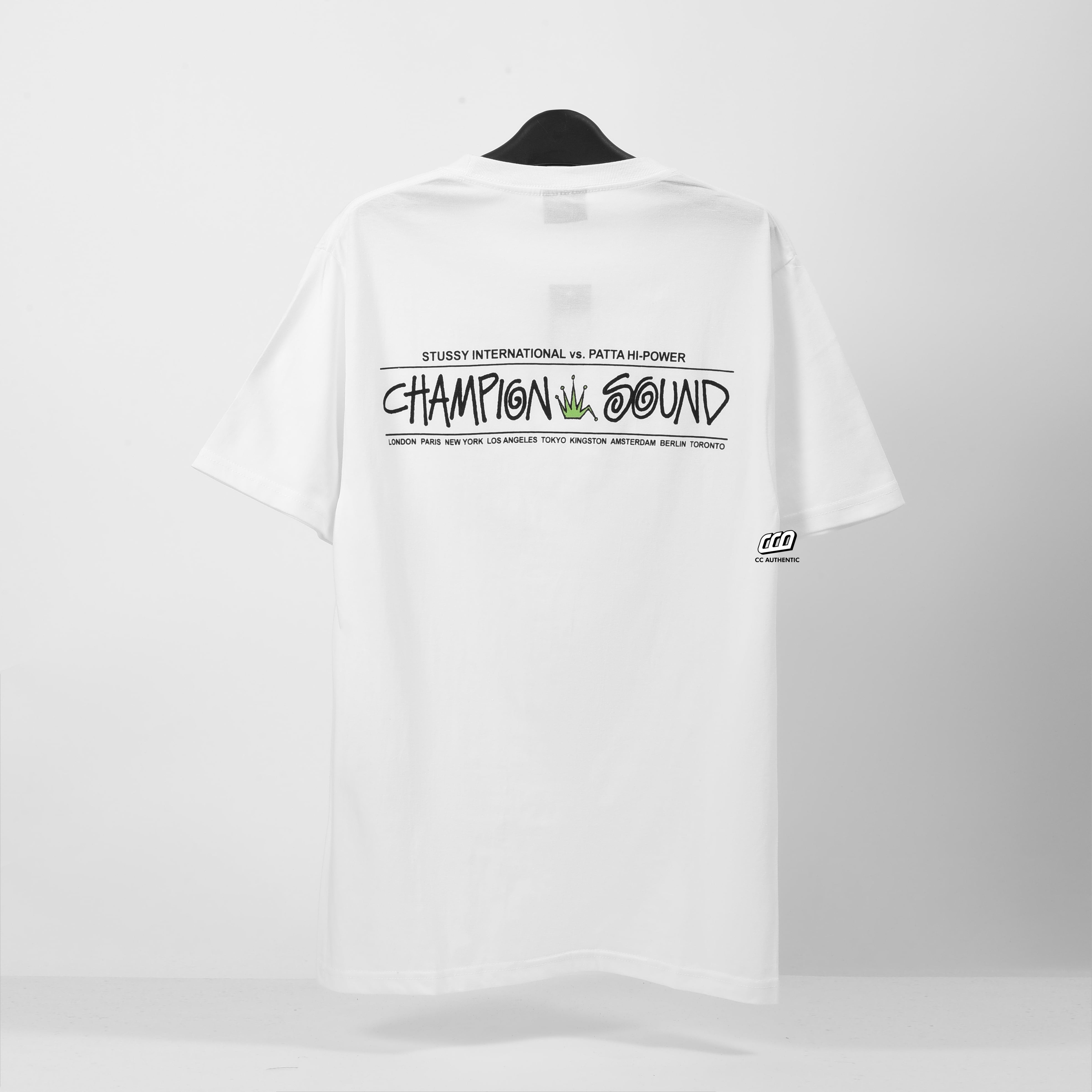 Stussy x Patta Champion Sound Tshirt - White