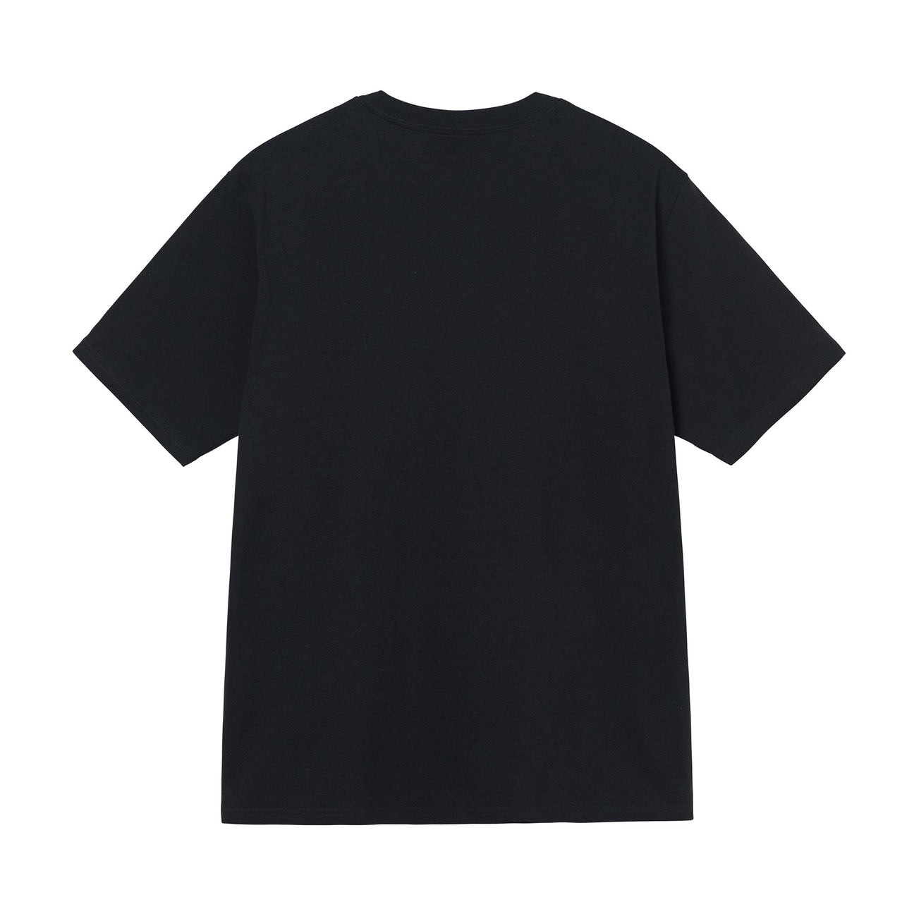 STUSSY FLAMES TSHIRT - BLACK