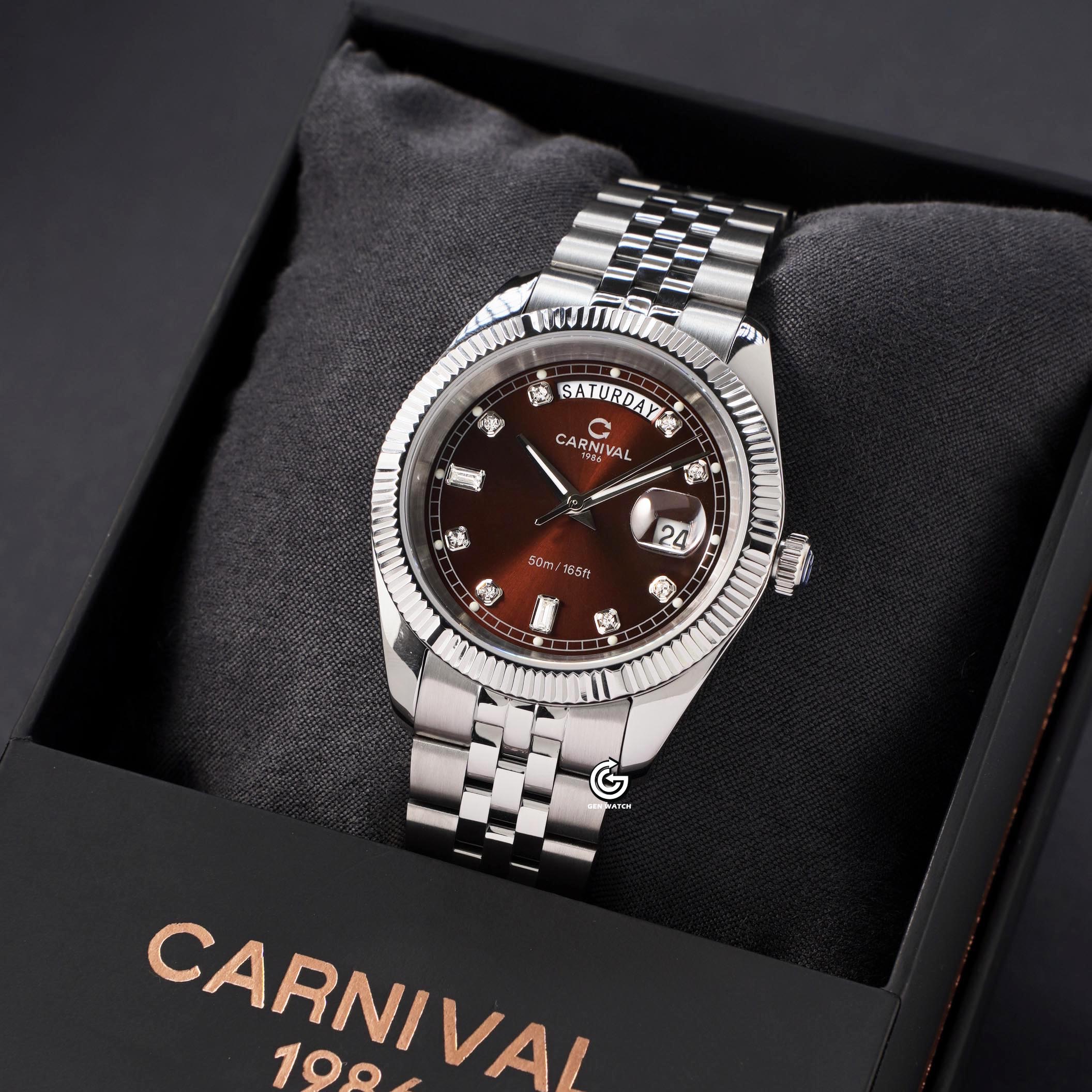 ĐỒNG HỒ NAM CARNIVAL 8190G VT N QUARTZ 40MM