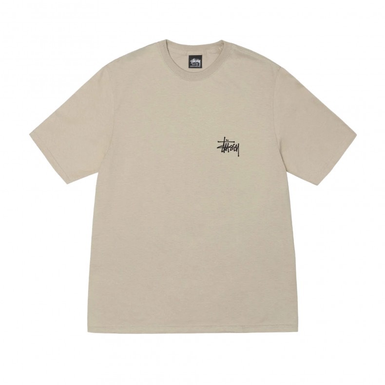 STUSSY BASIC TSHIRT - KHAKI