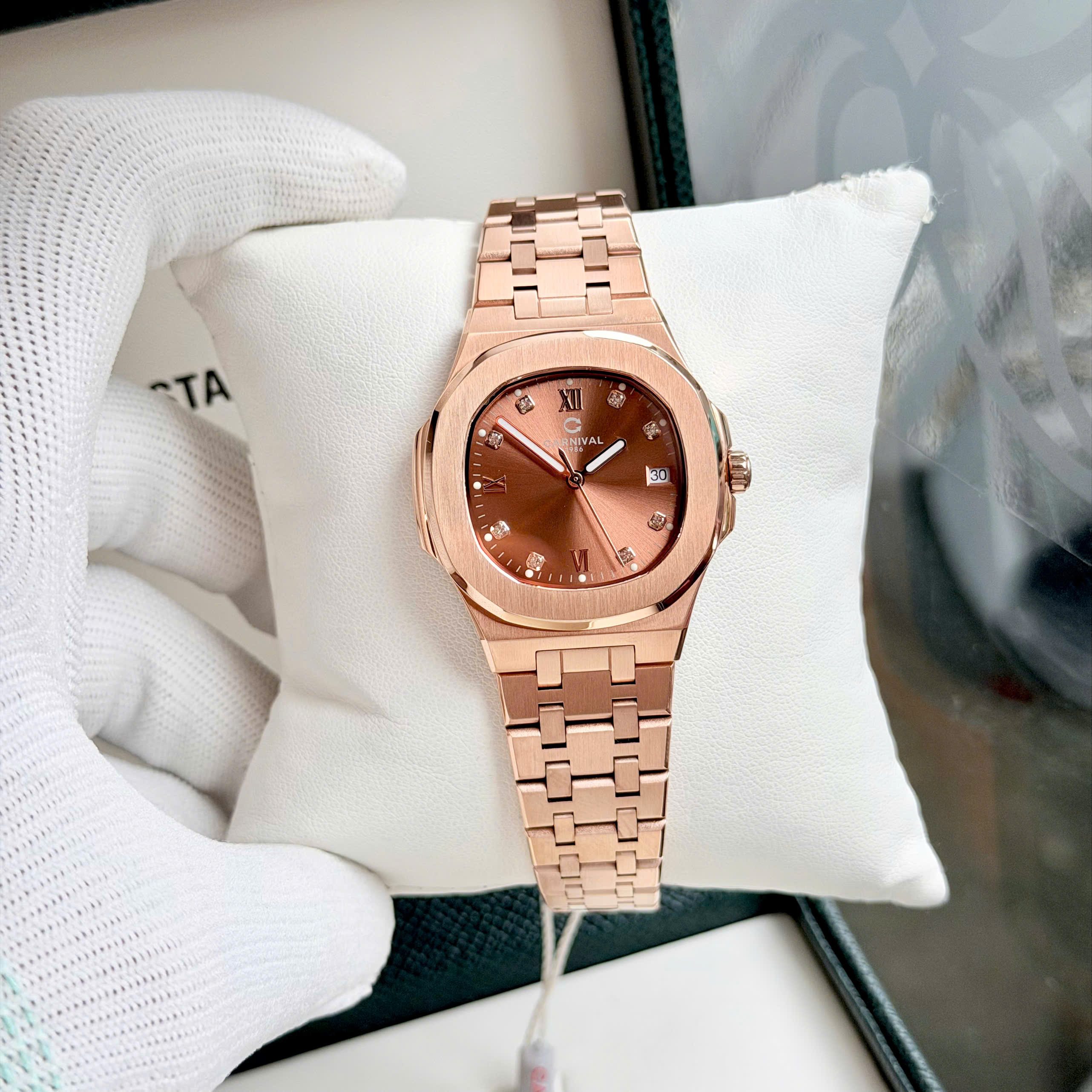 ĐỒNG HỒ NỮ CARNIVAL 8160L VH NCH QUARTZ 34MM