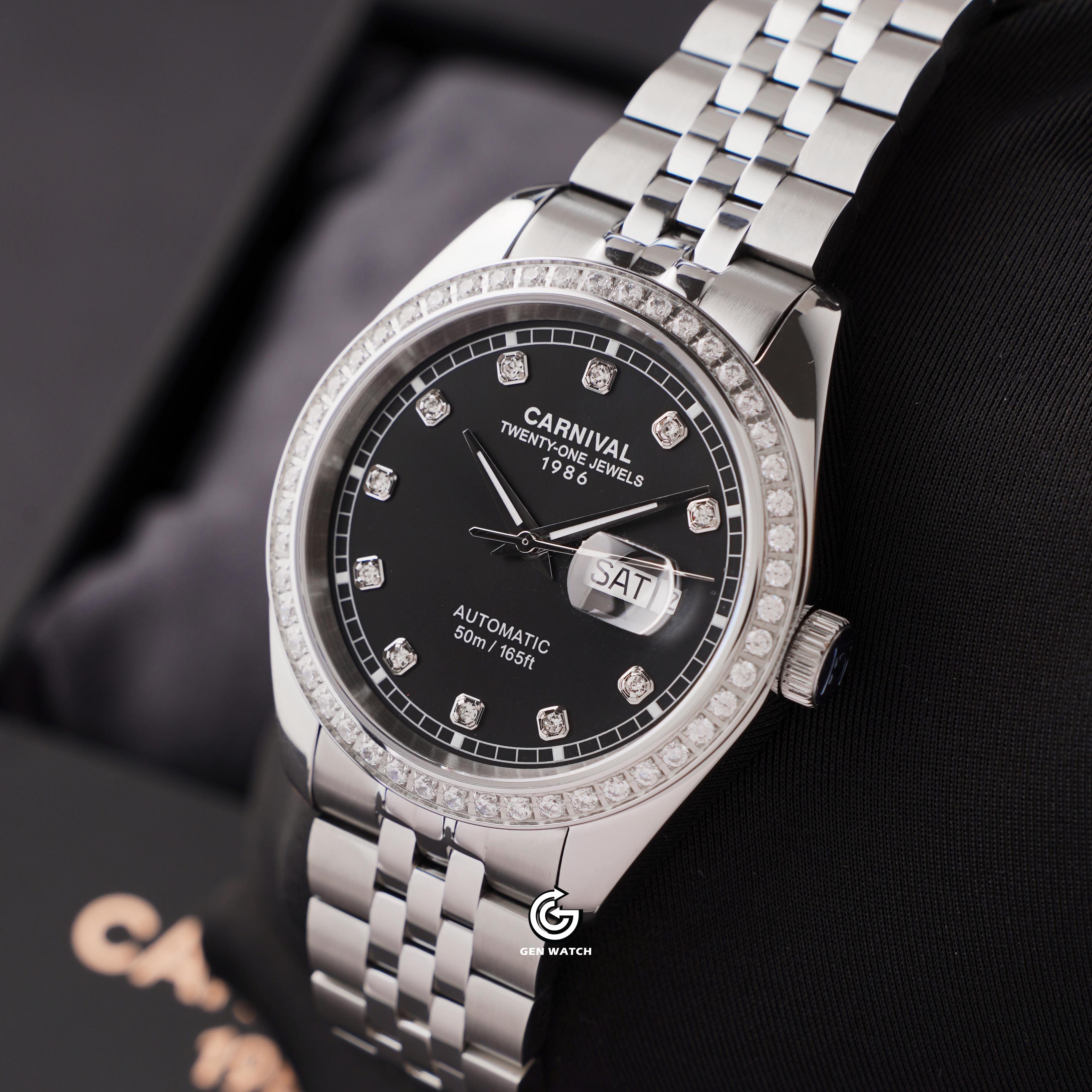 ĐỒNG HỒ NAM CARNIVAL 8131G2 VT D AUTOMATIC 41MM