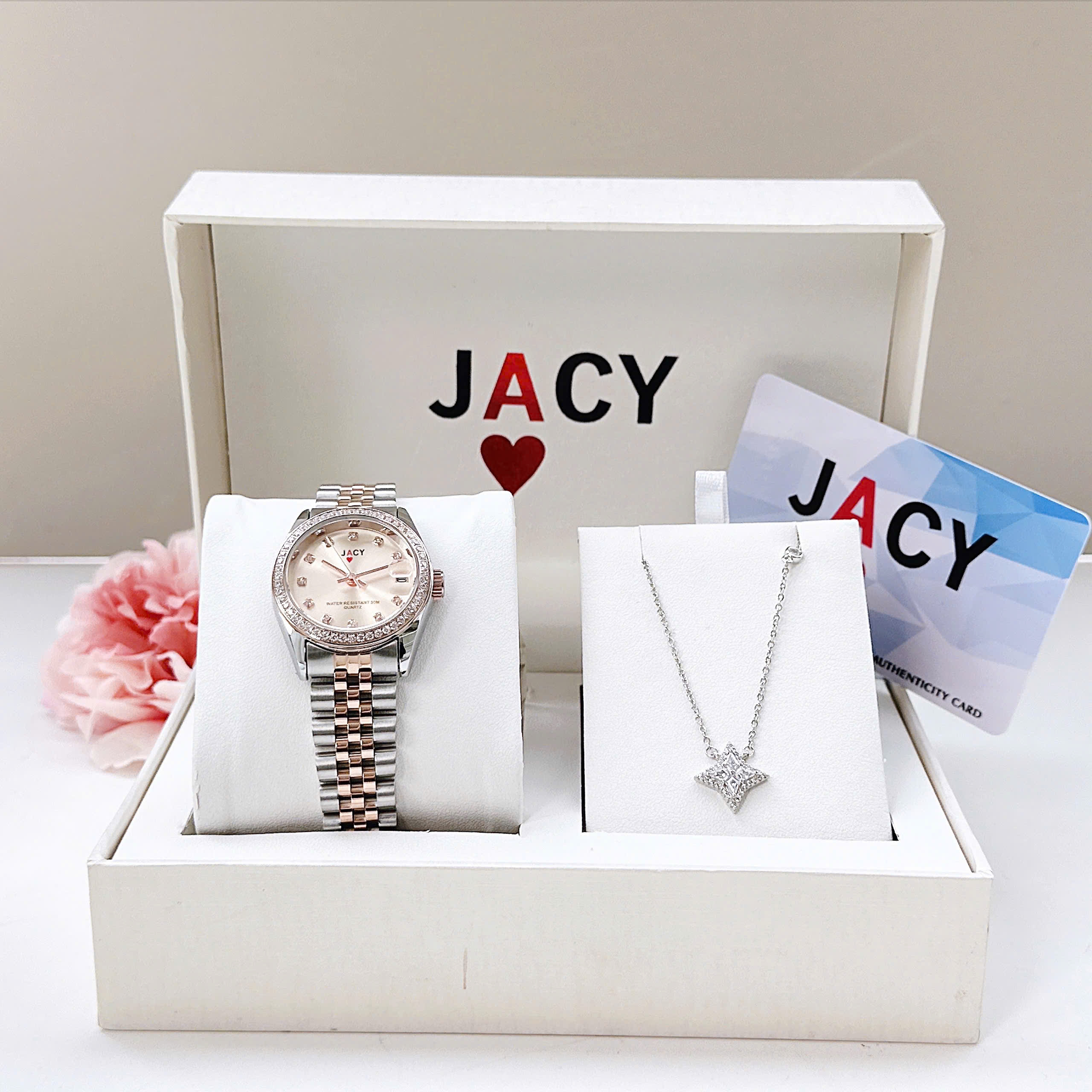 ĐỒNG HỒ NỮ JACY JESSICA JC2588 CH NN QUARTZ 30MM