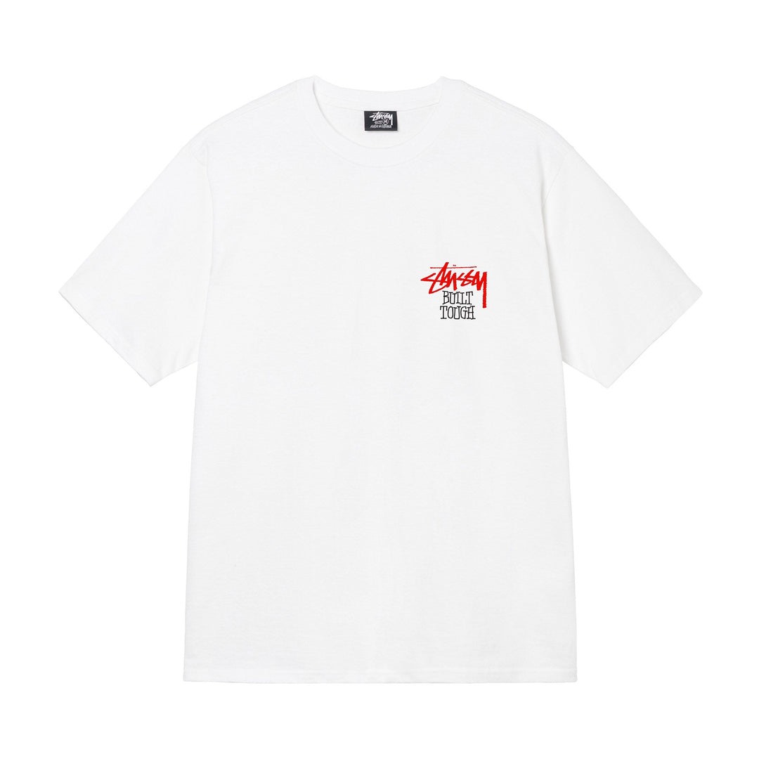 STUSSY BUILT TOUGH TSHIRT - WHITE