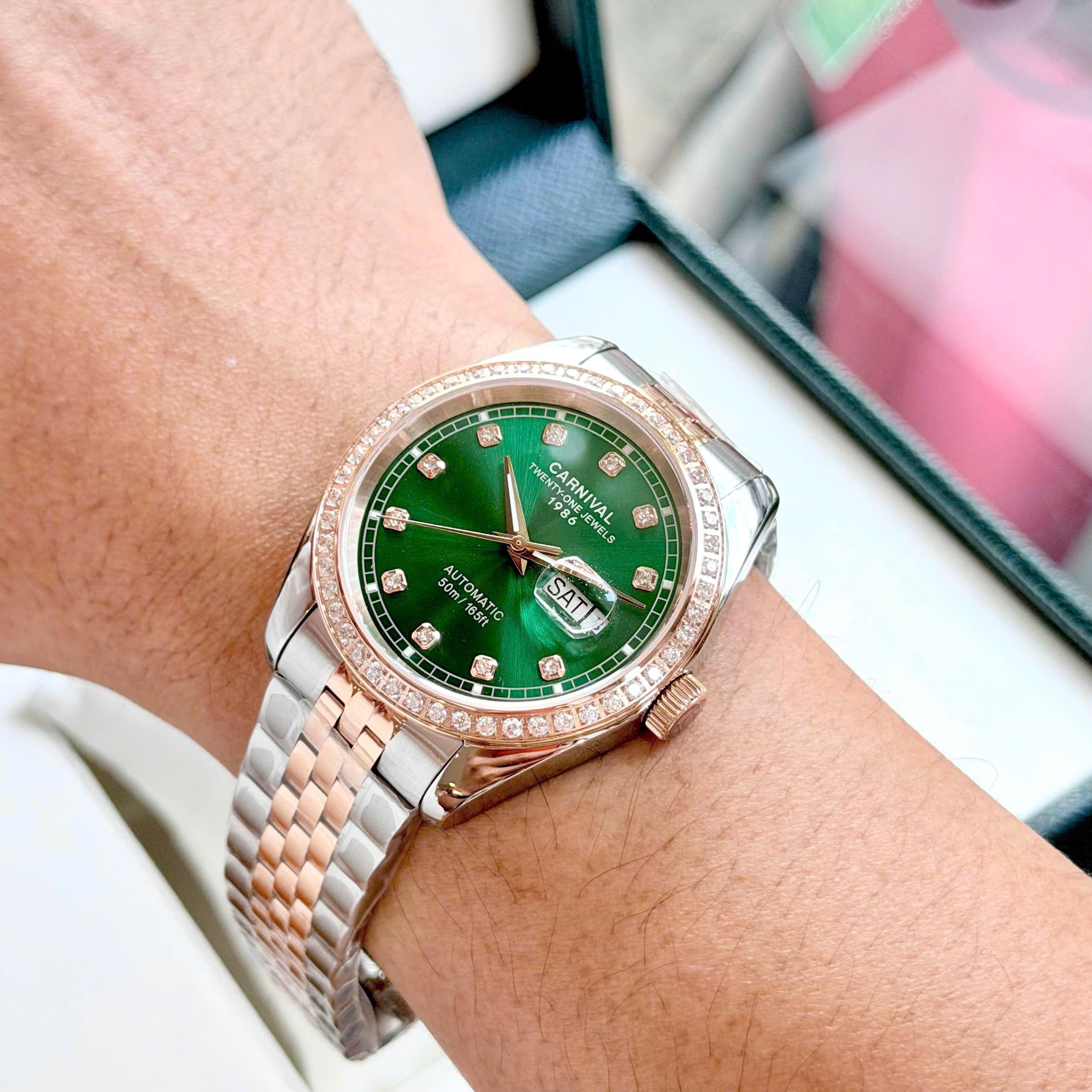 ĐỒNG HỒ NAM CARNIVAL 8131G2 CV XL AUTOMATIC 41MM