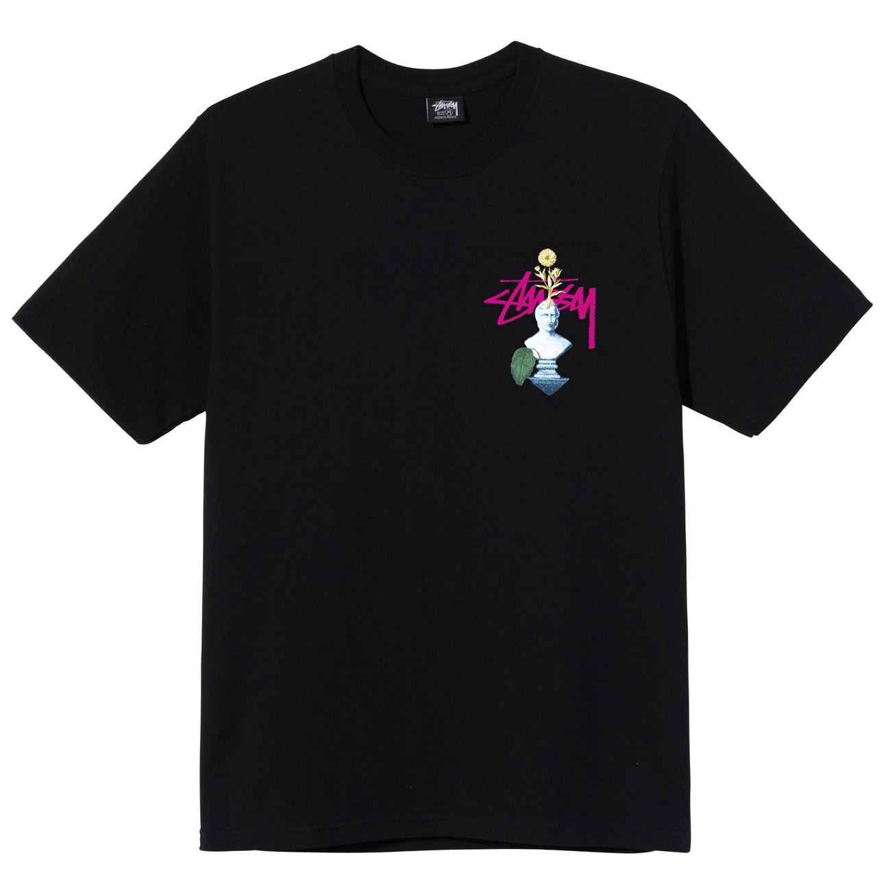 STUSSY PSYCHEDELIC TSHIRT - BLACK