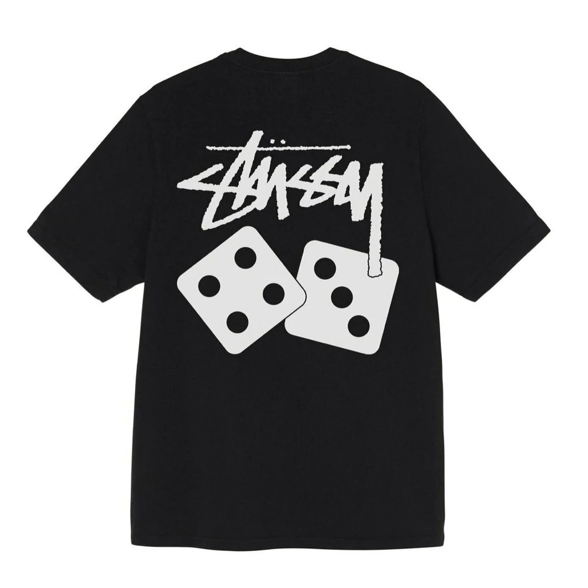 STUSSY DICE PIG DYED - BLACK