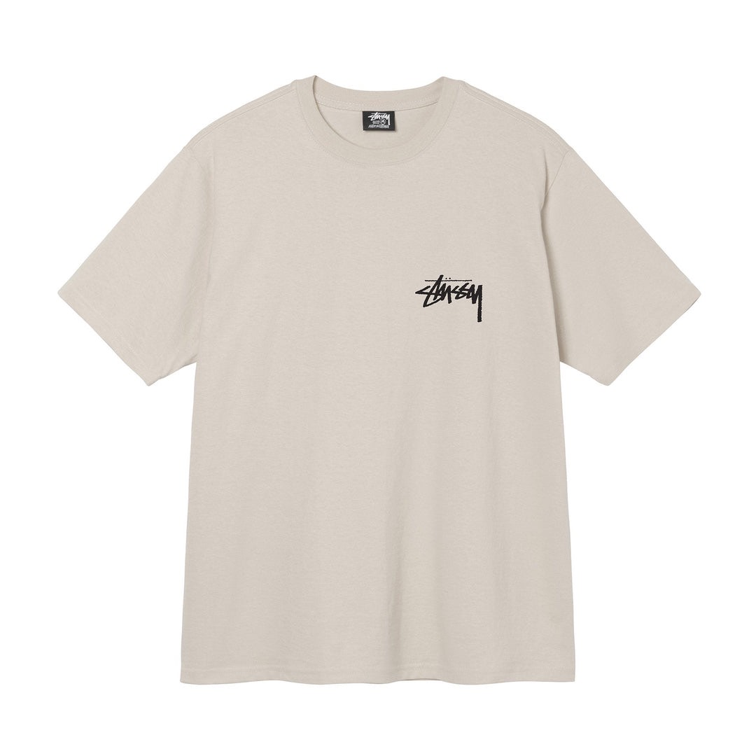 STUSSY FUZZY DICE TSHIRT - SMOKE