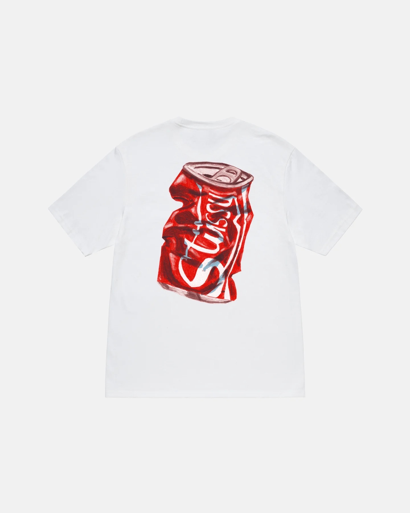 STUSSY SODA CAN TSHIRT - WHITE
