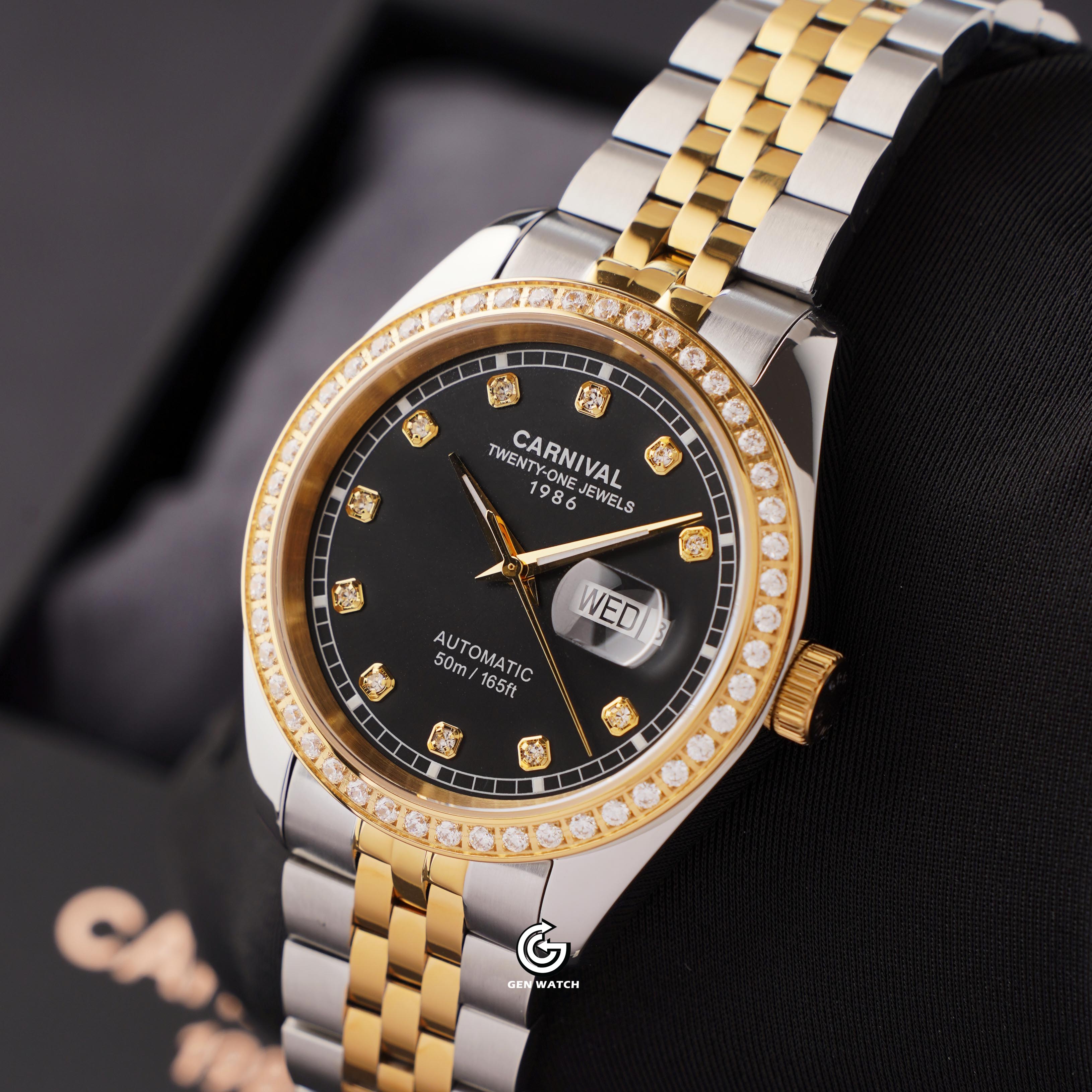 ĐỒNG HỒ NAM CARNIVAL 8131G2 CV D AUTOMATIC 41MM