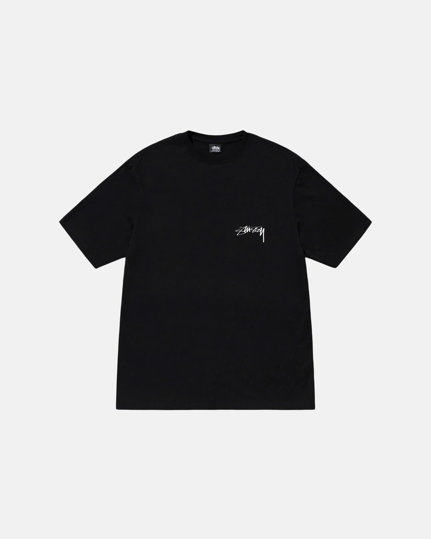 STUSSY GRID TEE - BLACK