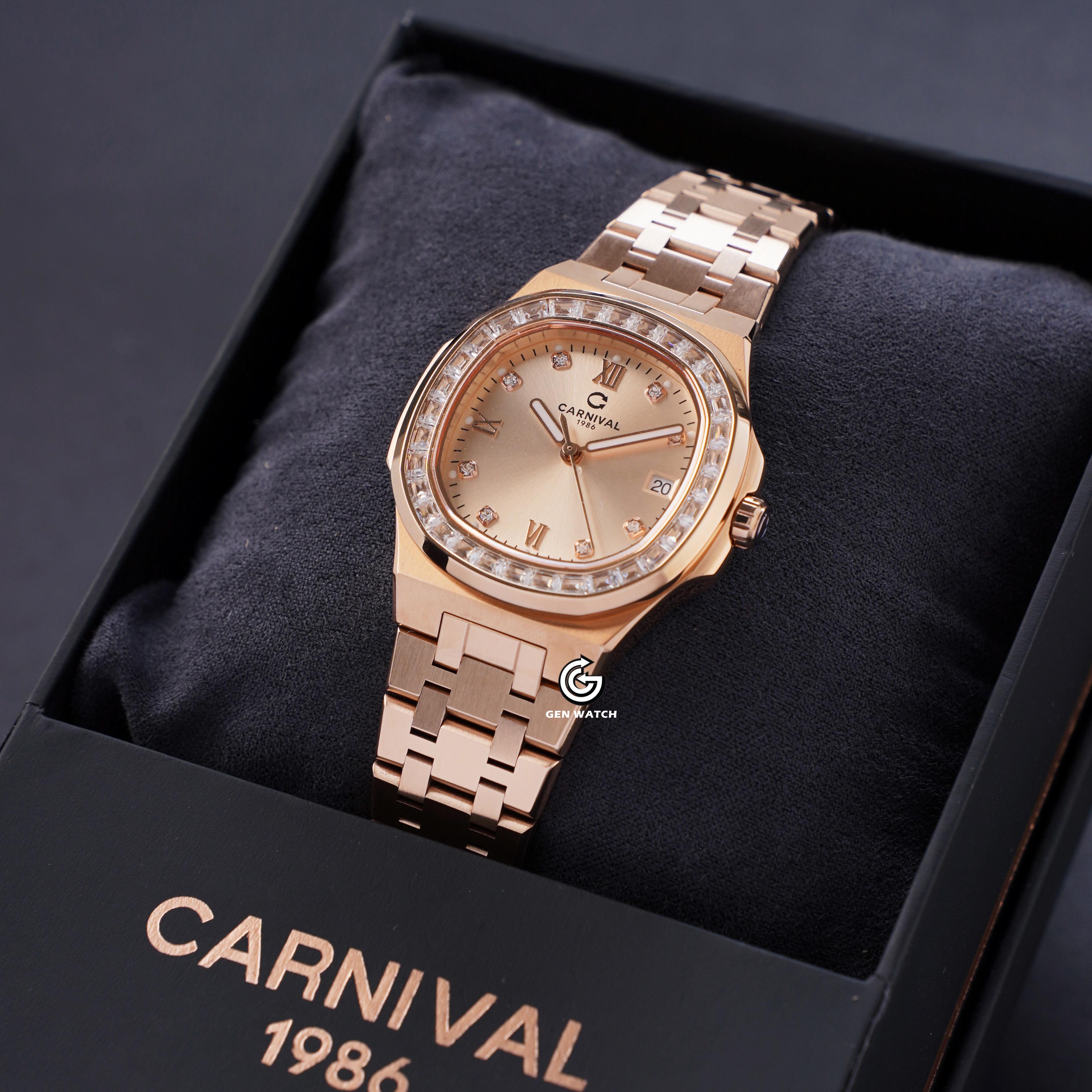 ĐỒNG HỒ NỮ CARNIVAL 8160L2 VH NN QUARTZ 34MM
