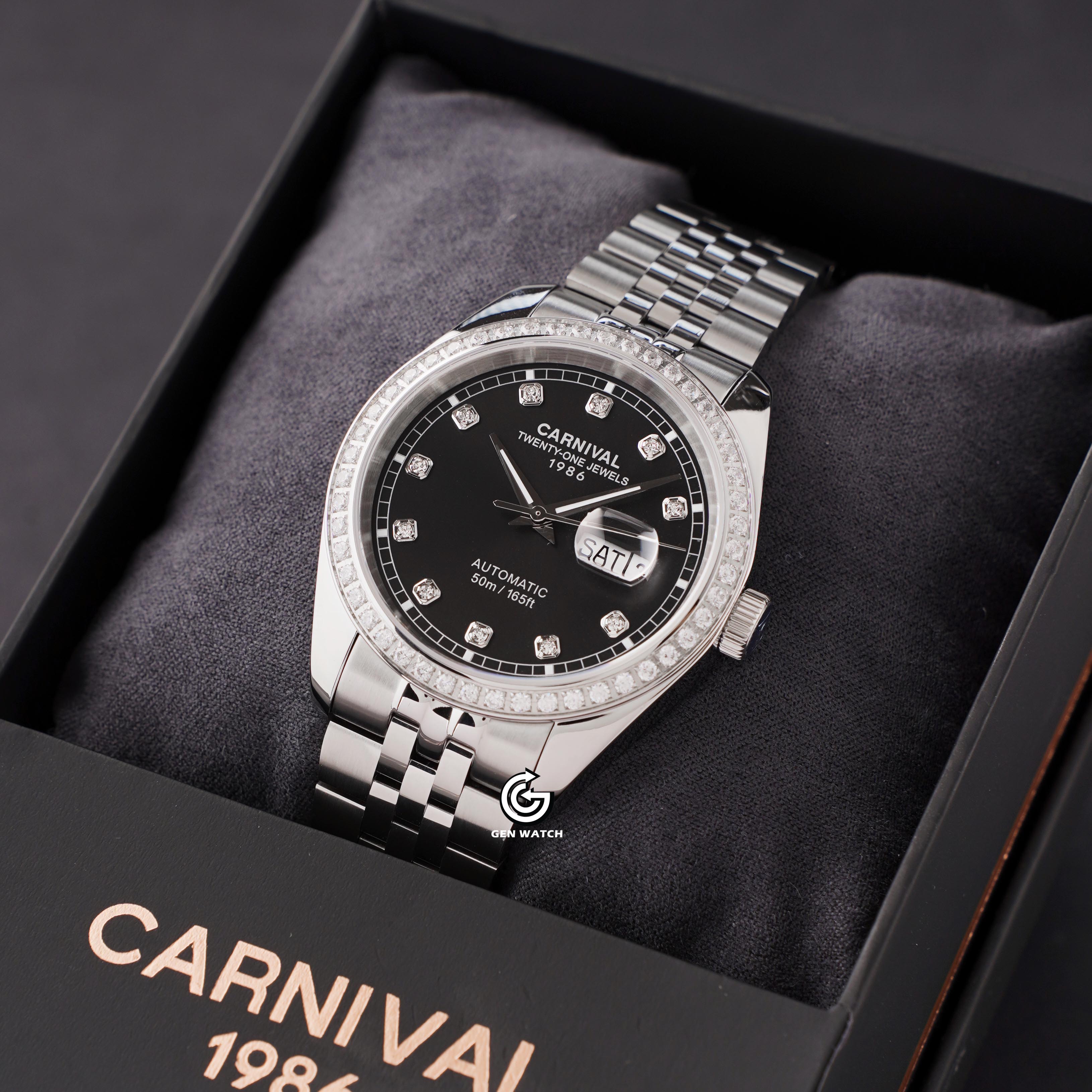 ĐỒNG HỒ NAM CARNIVAL 8131G2 VT D AUTOMATIC 41MM