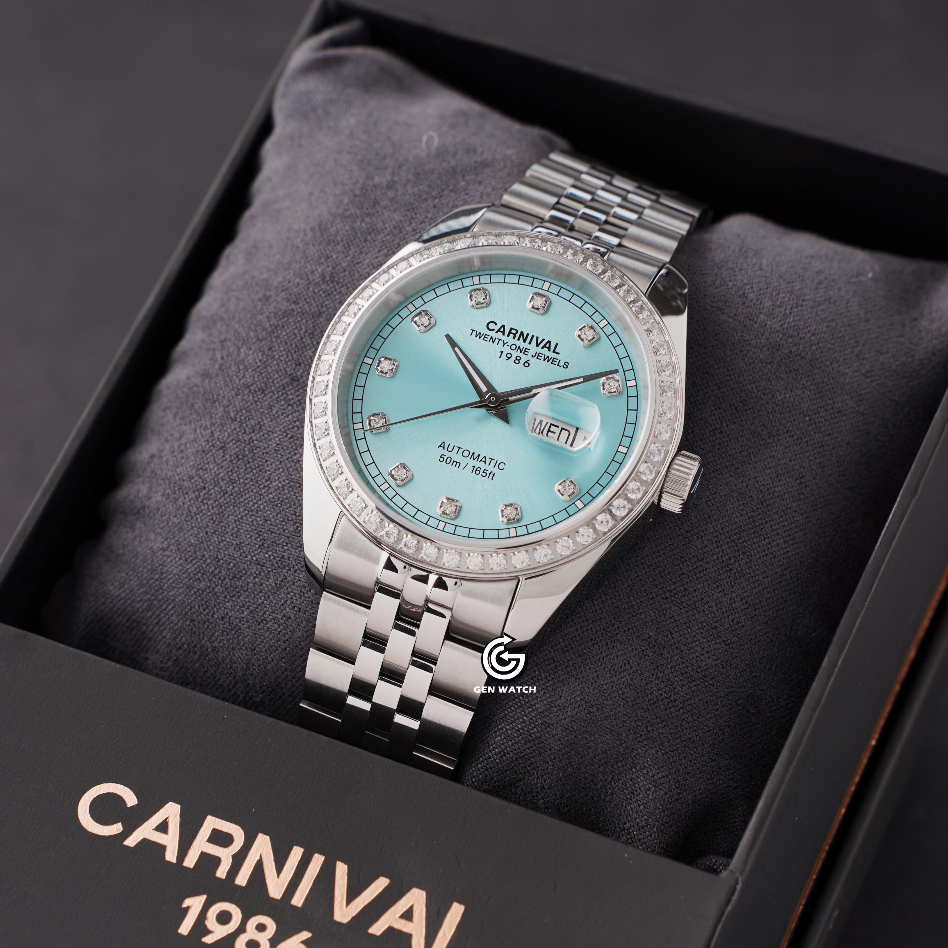 ĐỒNG HỒ NAM CARNIVAL 8131G2 VT XT AUTOMATIC 41MM