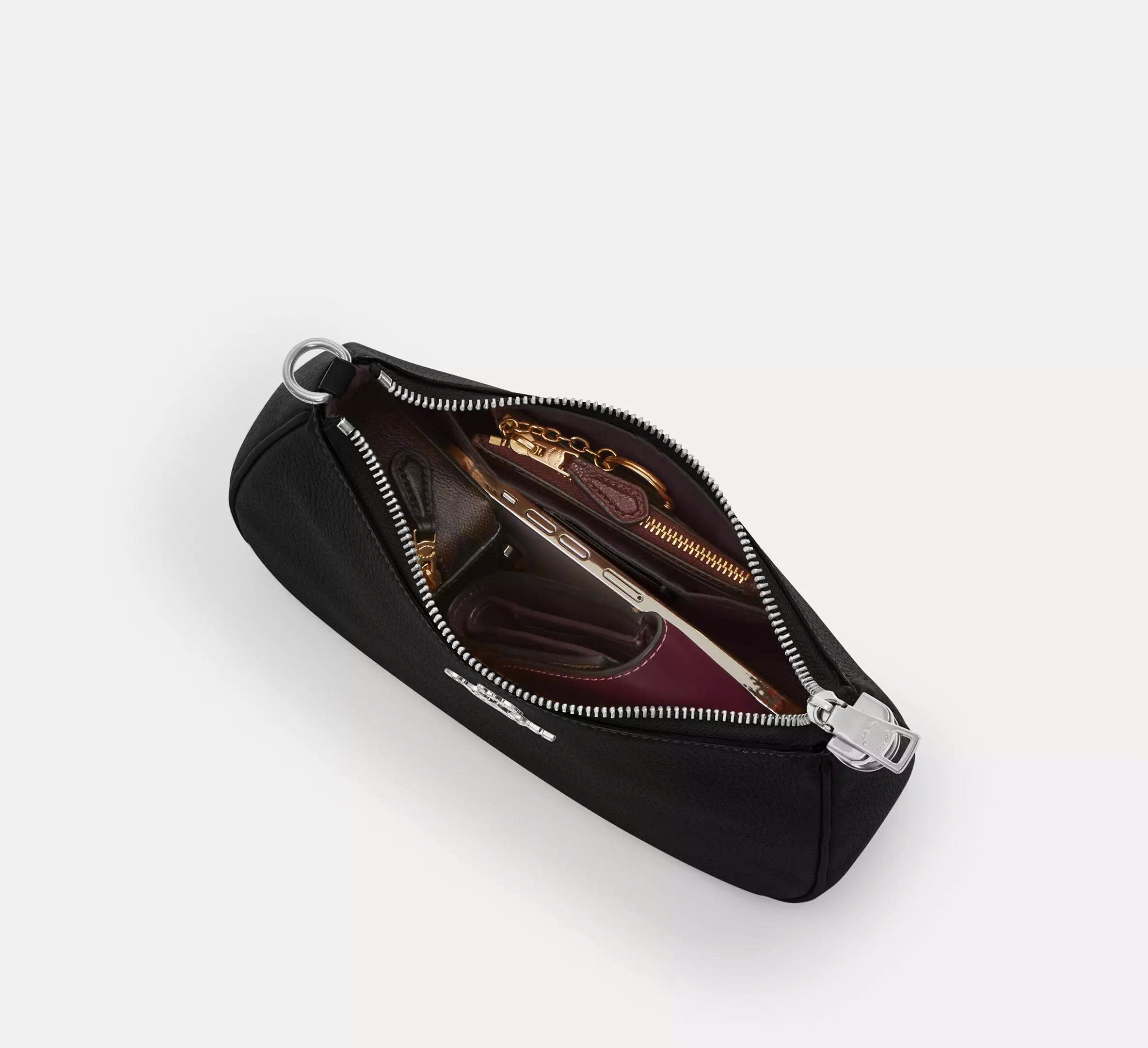 COACH VALUE TERI BAG - BLACK / GREY