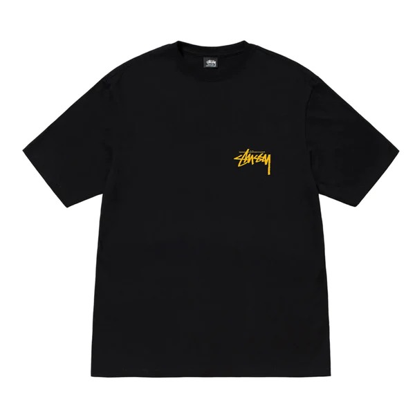 STUSSY ONE WORLD SS MỚI TSHIRT - BLACK