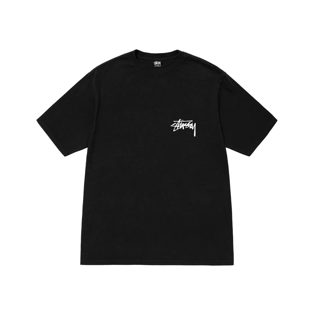 STUSSY READ EM'N'WEEP TSHIRT - BLACK