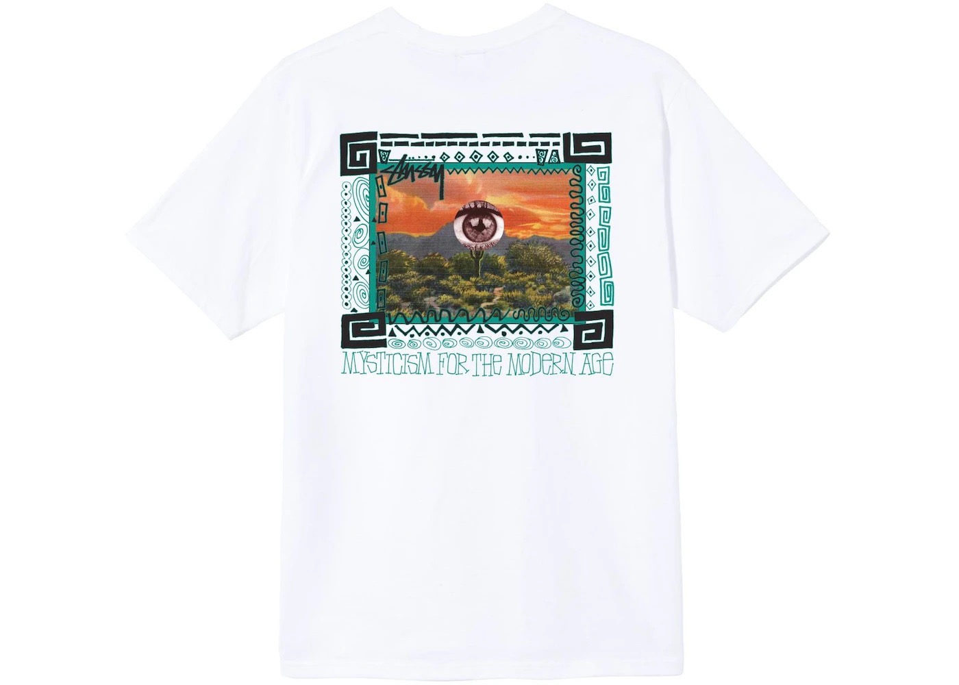 STUSSY MOJAVE TSHIRT - WHITE