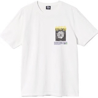 STUSSY HERBY TSHIRT - WHITE