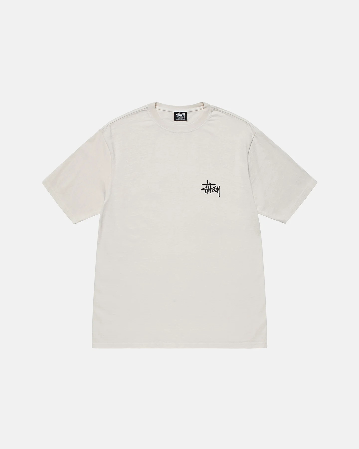 STUSSY BASIC TSHIRT - NATURAL
