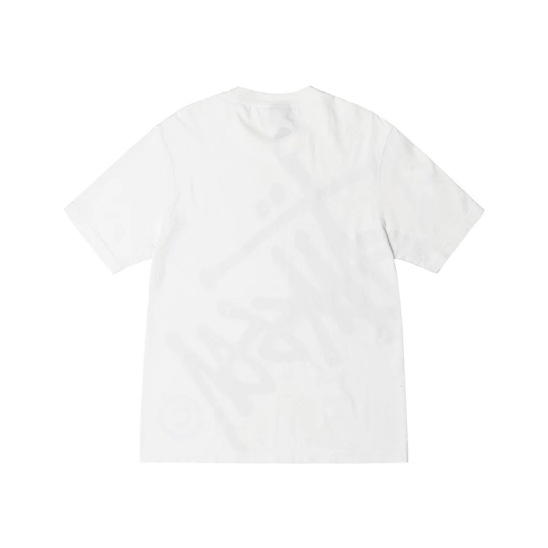 STUSSY BIG BASIC TSHIRT - WHITE