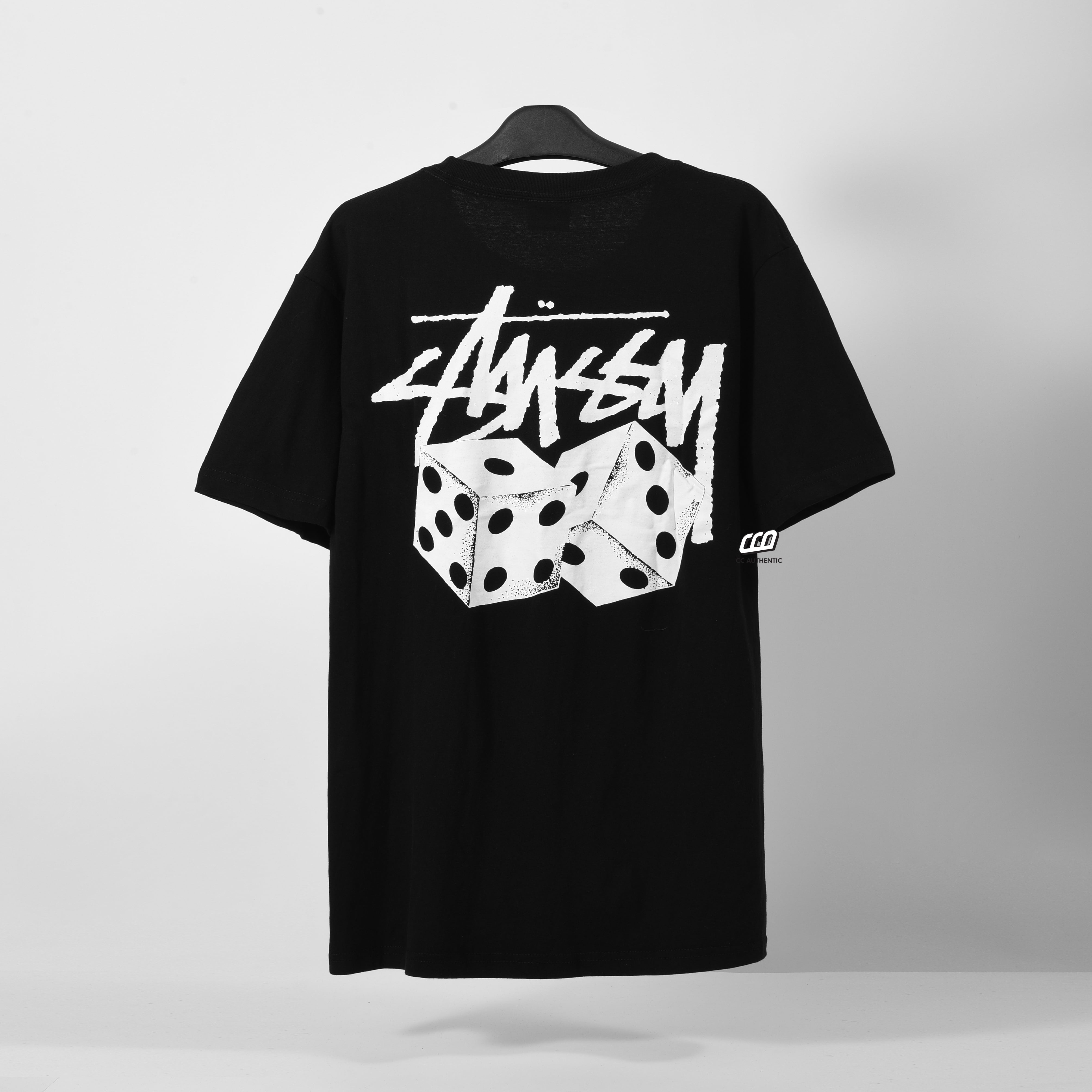 STUSSY PAIR OF DICE TEE - BLACK