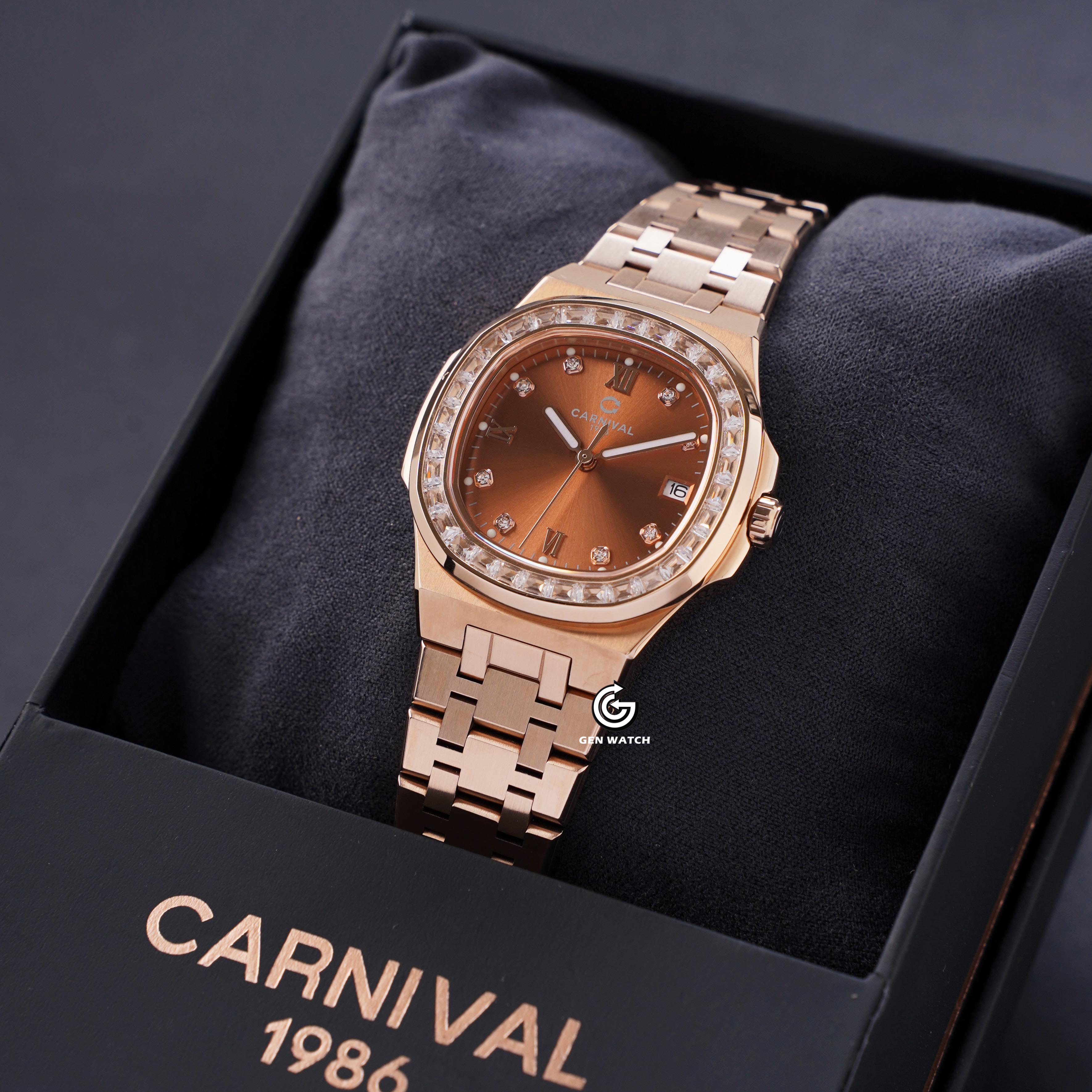 ĐỒNG HỒ NỮ CARNIVAL 8160L2 VH NCH QUARTZ 34MM