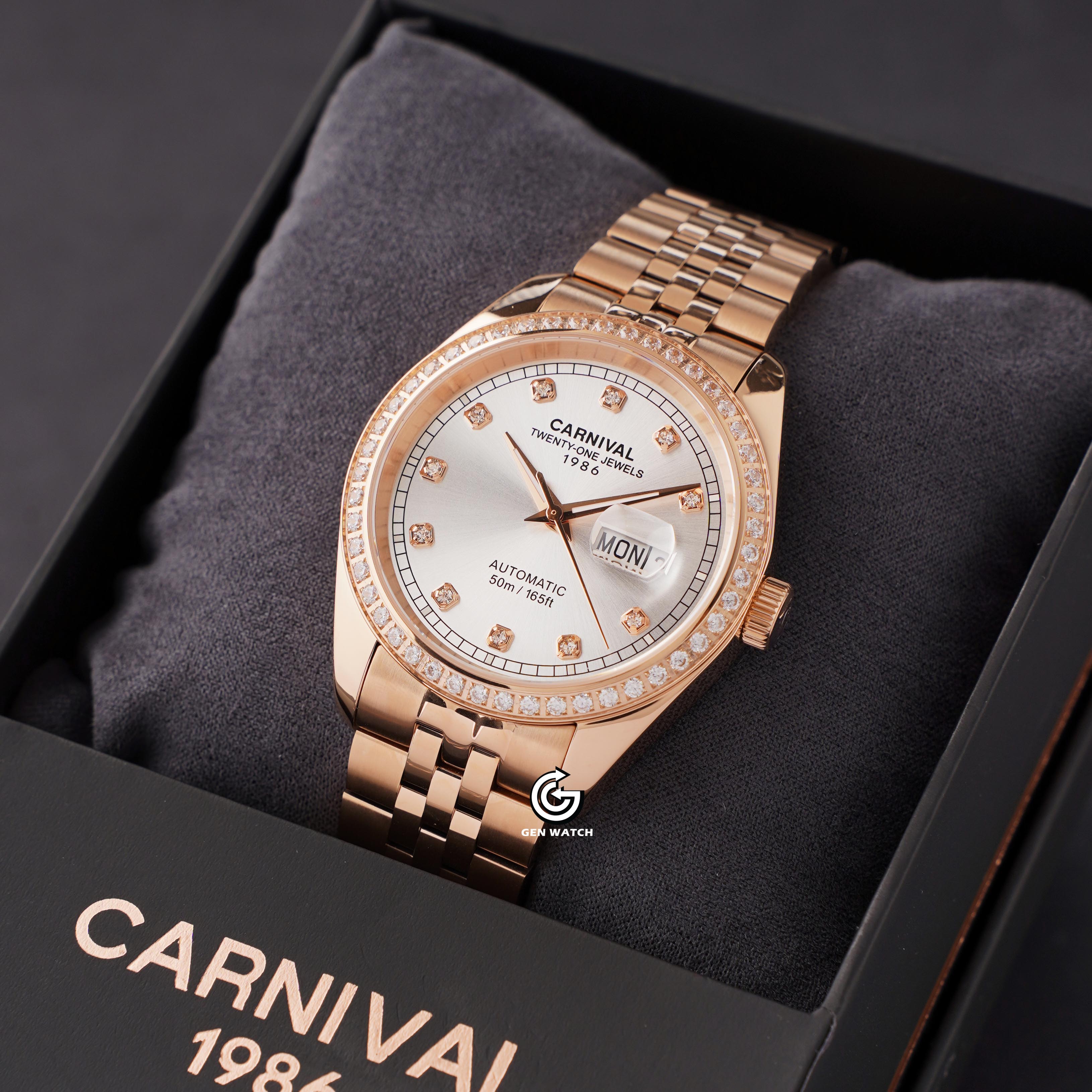 ĐỒNG HỒ NAM CARNIVAL 8131G2 VH T AUTOMATIC 41MM
