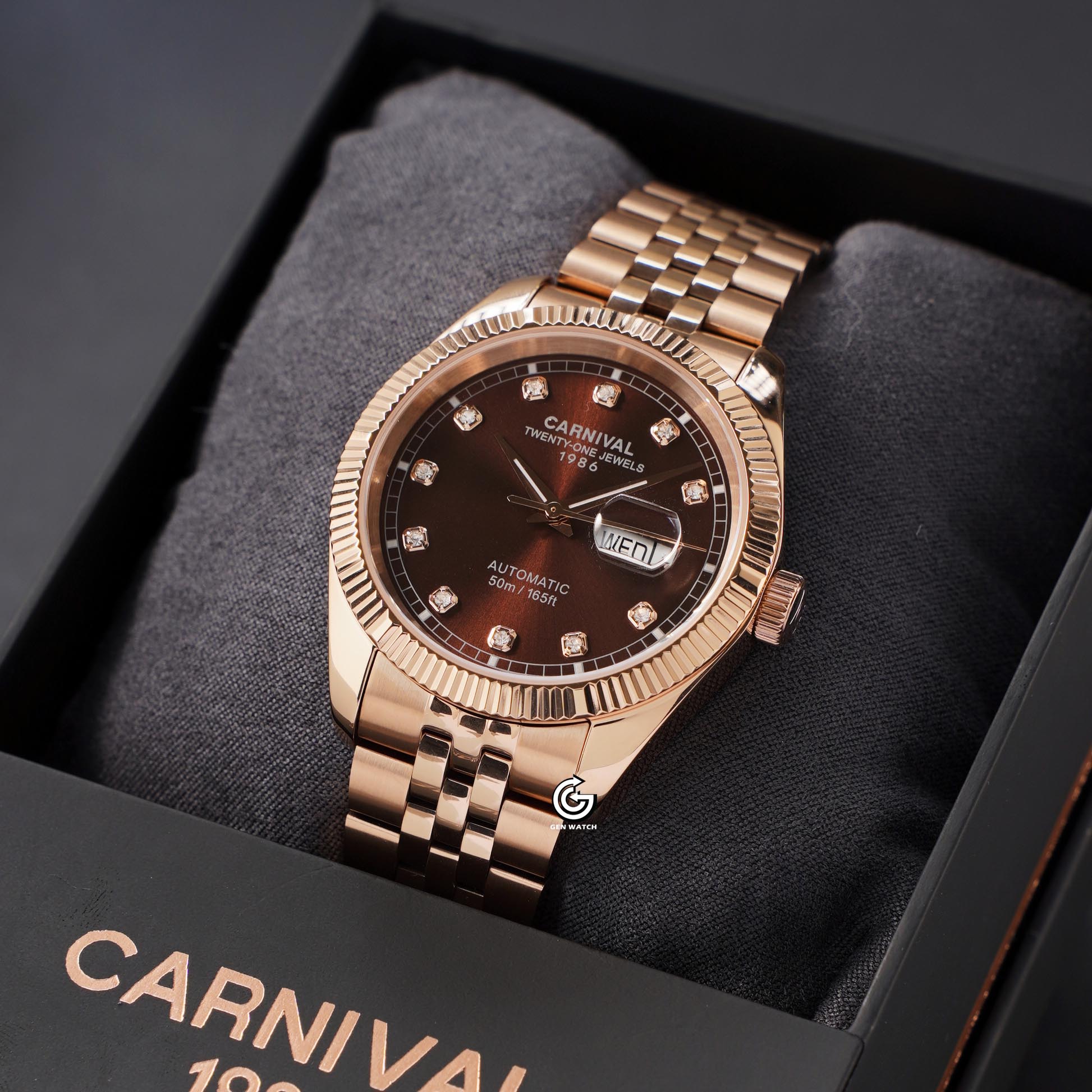 ĐỒNG HỒ NAM CARNIVAL 8131G VH N AUTOMATIC 40MM