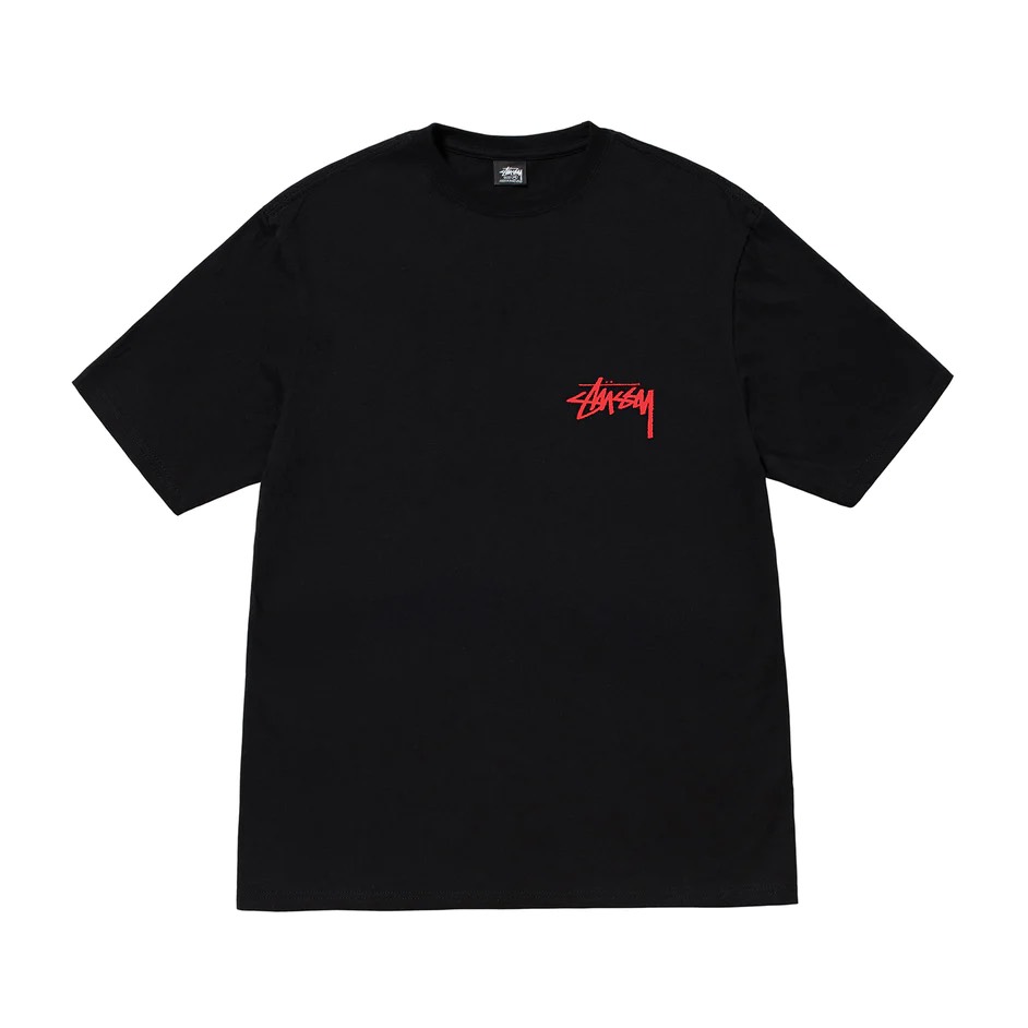 STUSSY WIZARD TSHIRT - BLACK