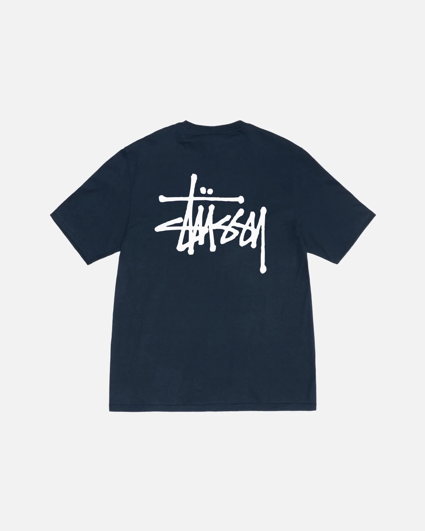 STUSSY BASIC TSHIRT - NAVY