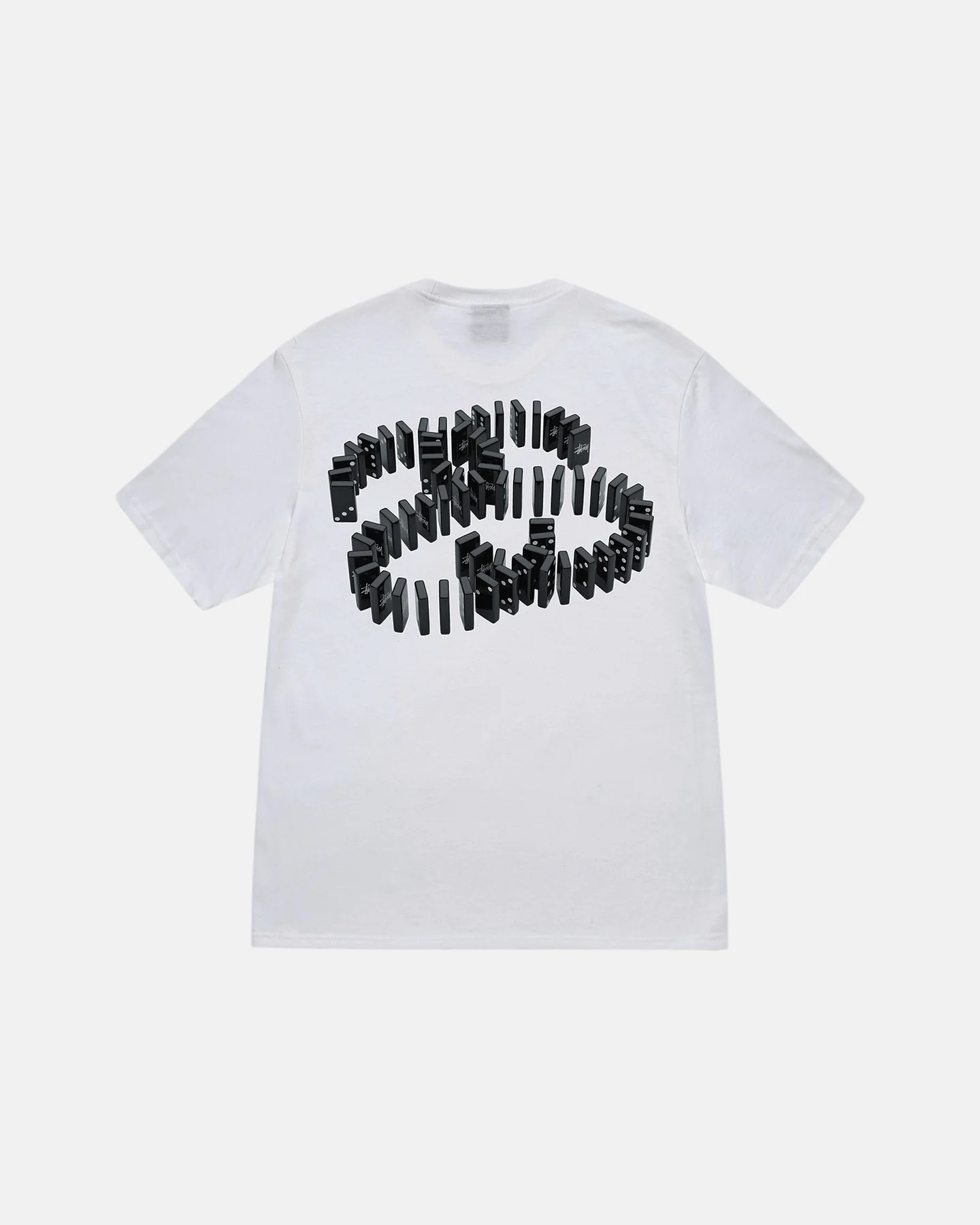STUSSY DOMINOES TSHIRT - WHITE