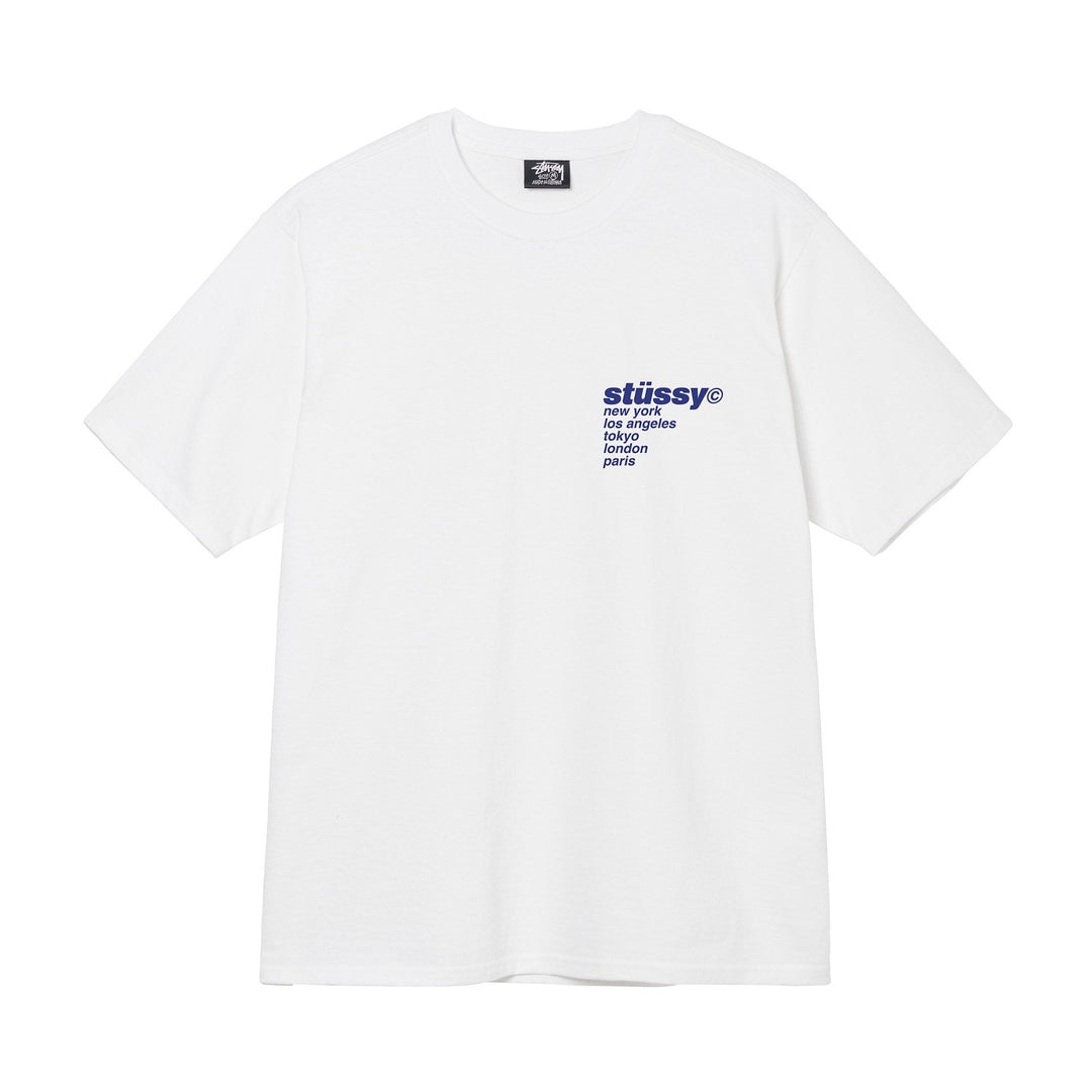 STUSSY STRAWBERRY TSHIRT - WHITE