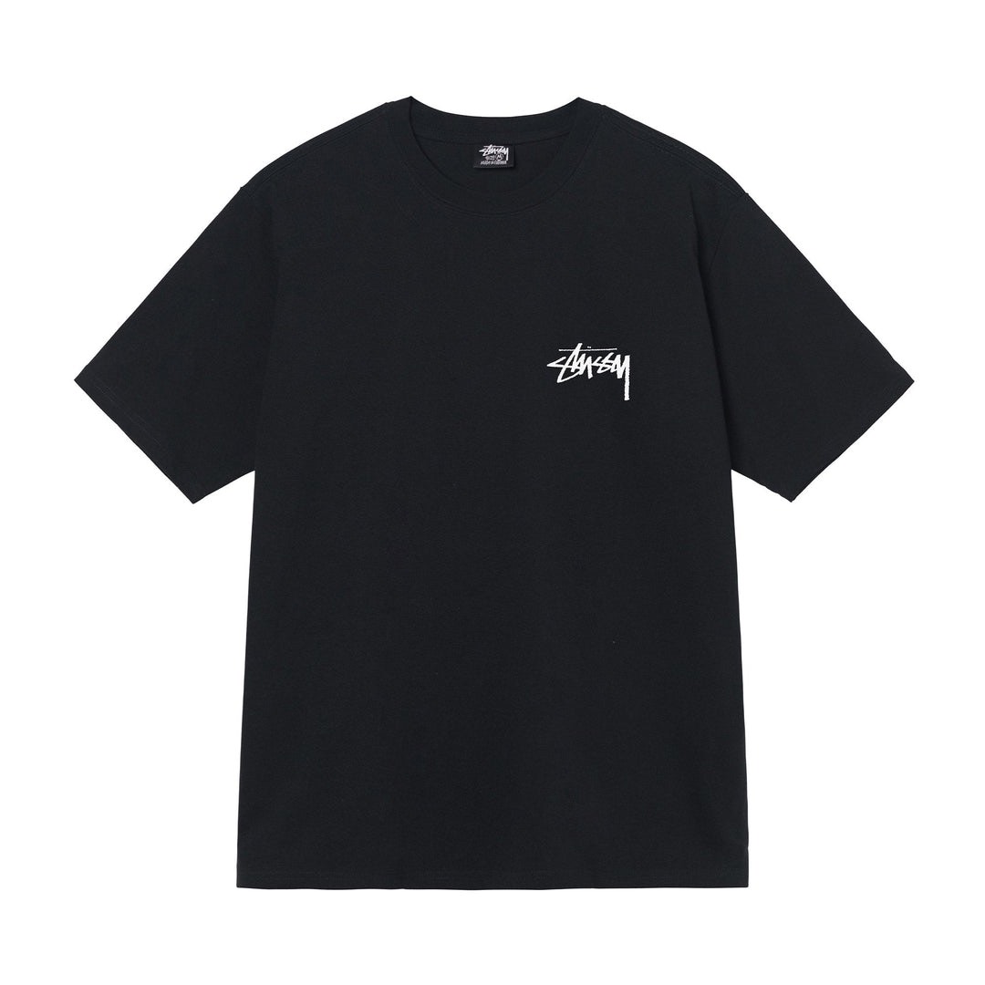 STUSSY BIG HIPPO TSHIRT - BLACK