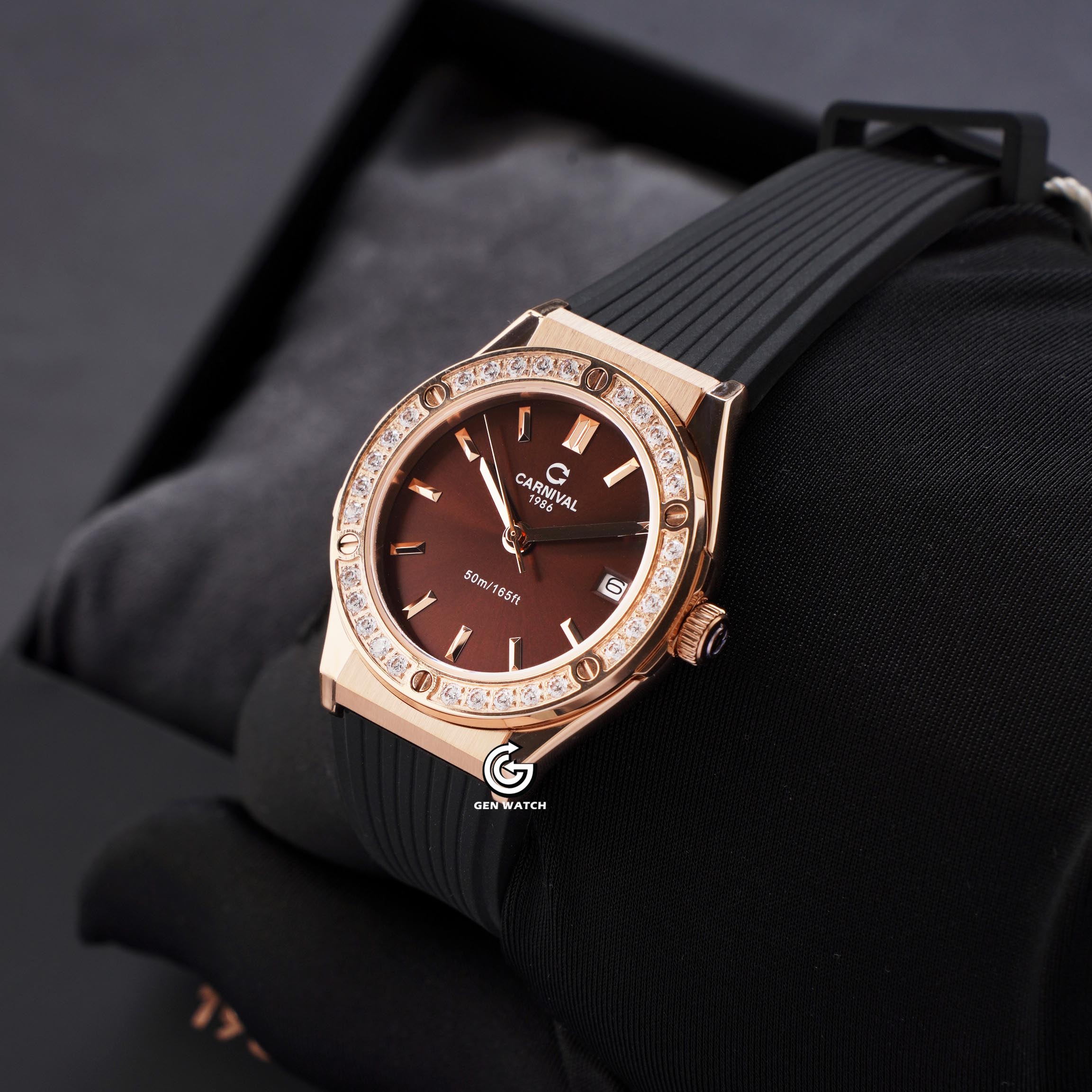 ĐỒNG HỒ NỮ CARNIVAL 8168L2 VH DCS N QUARTZ 32MM