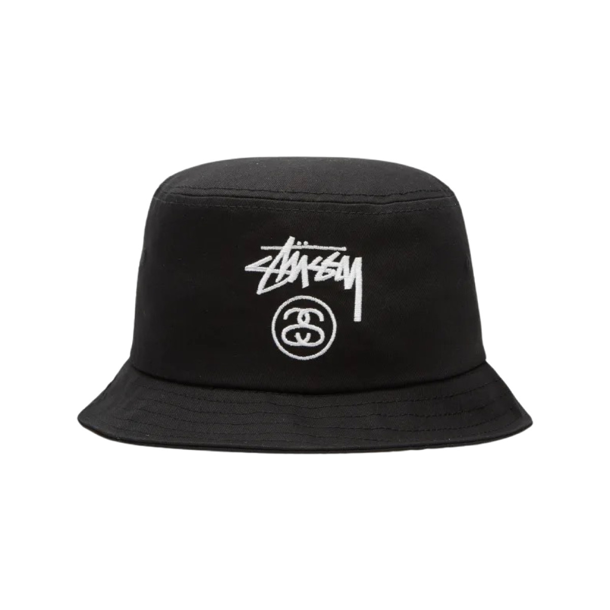 STUSSY STOCK LOCK SP17 BUCKET HAT - BLACK
