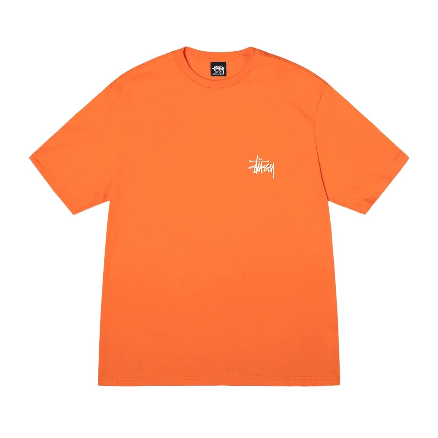STUSSY BASIC TSHIRT - CORAL
