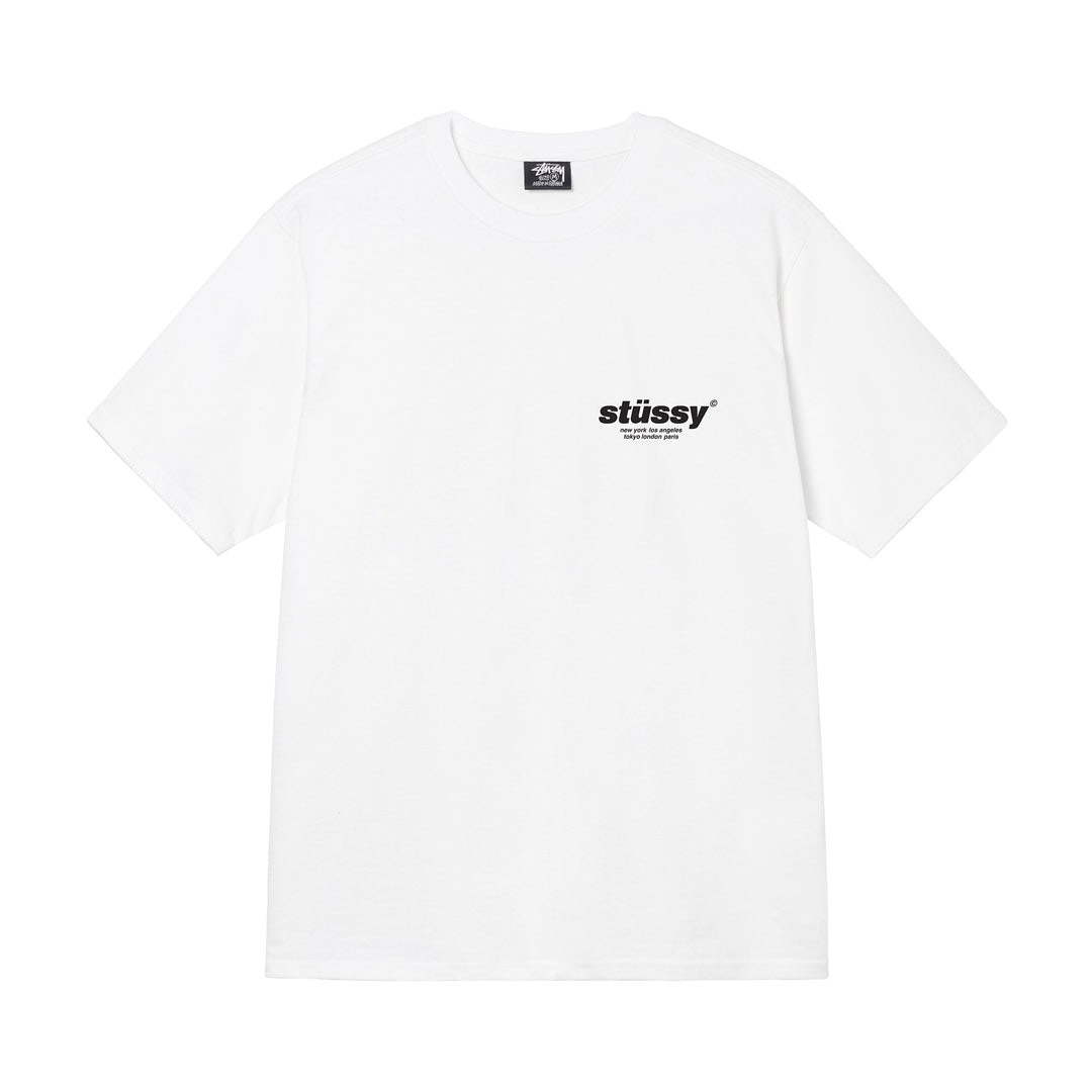 STUSSY GUMBALL TSHIRT - WHITE