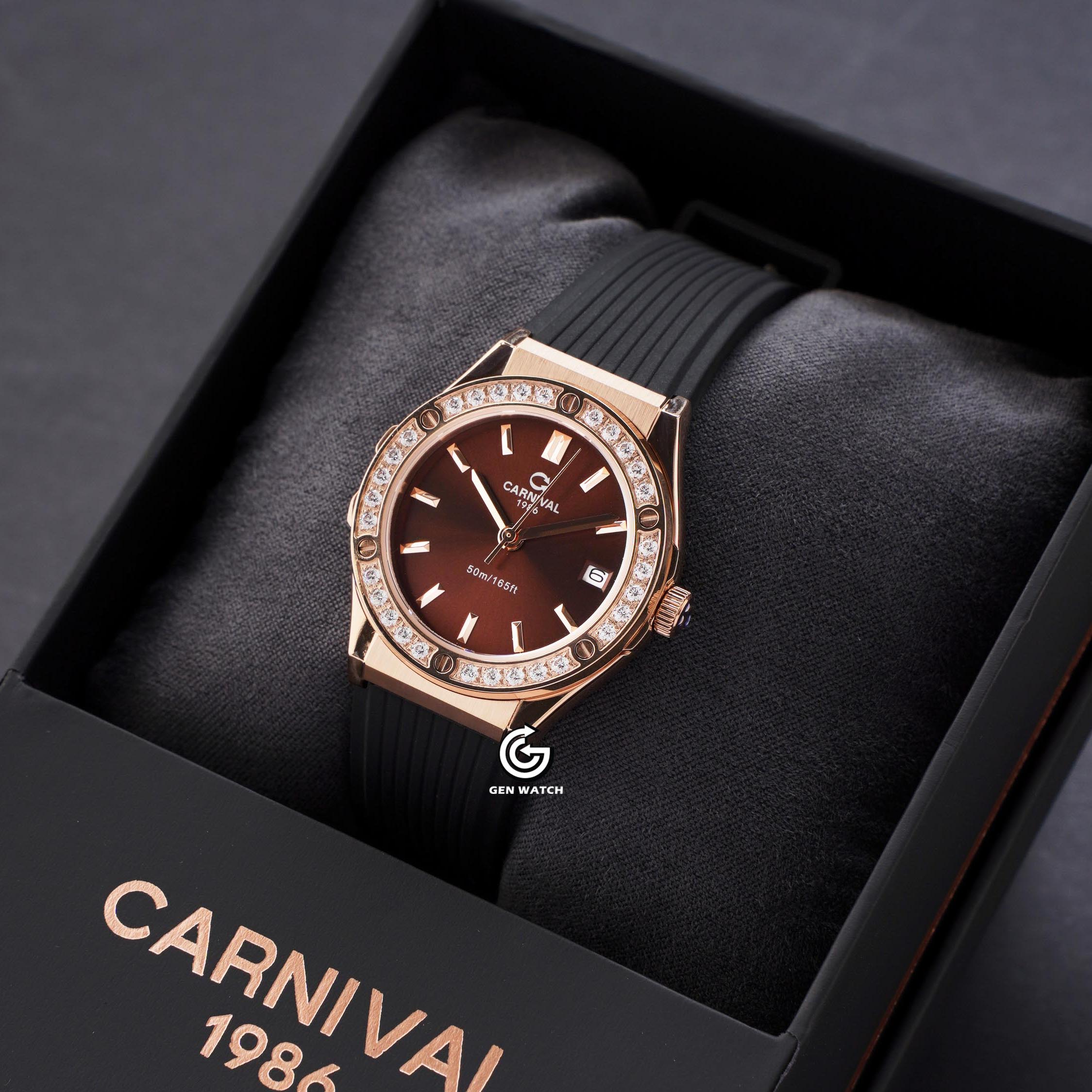 ĐỒNG HỒ NỮ CARNIVAL 8168L2 VH DCS N QUARTZ 32MM