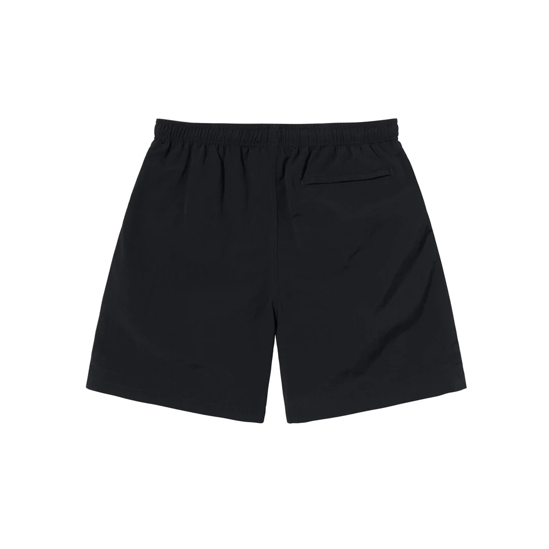 STUSSY BIG STOCK WATER SHORT - BLACK
