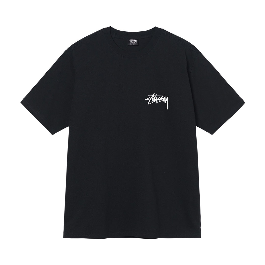 STUSSY WITHERED TSHIRT - BLACK
