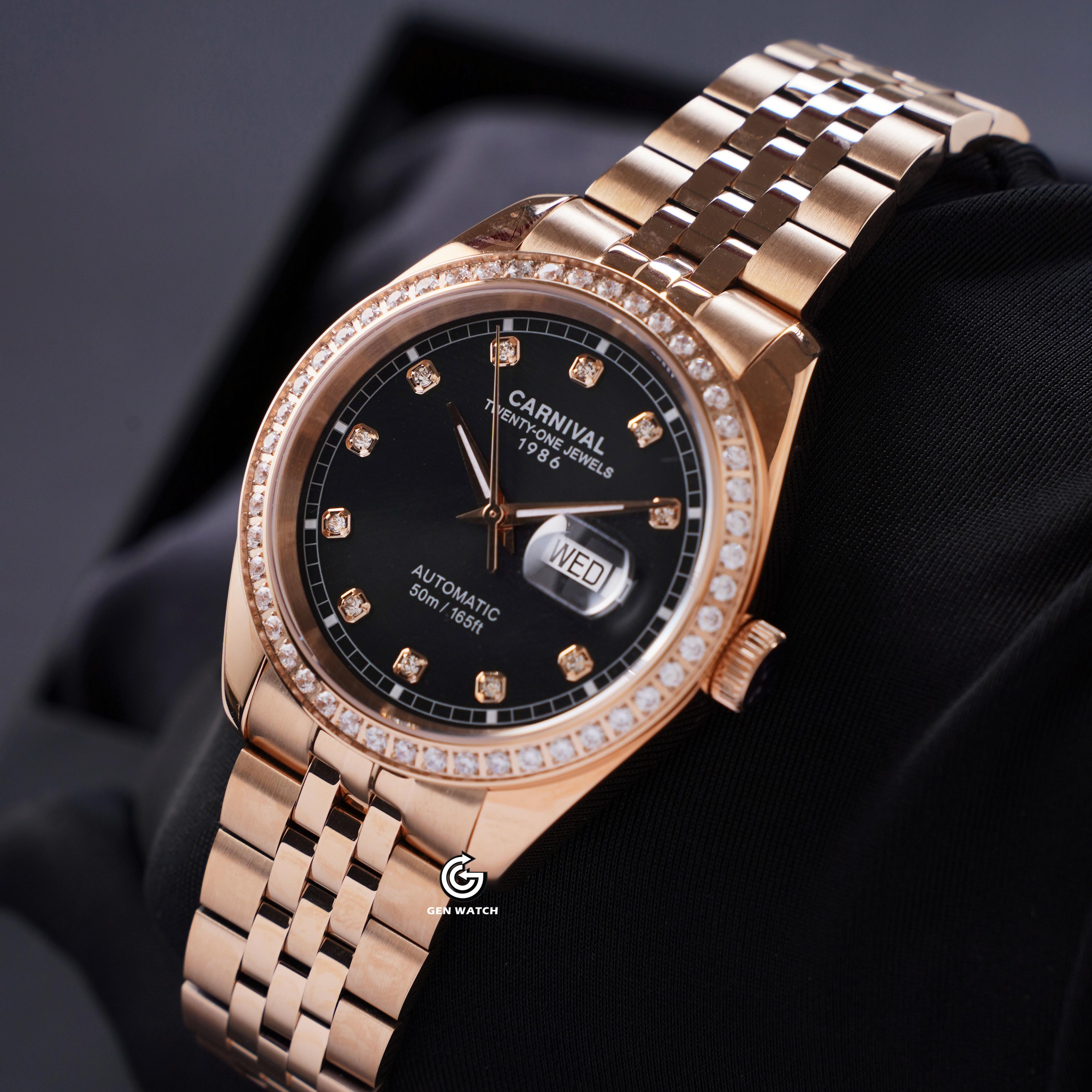 ĐỒNG HỒ NAM CARNIVAL 8131G2 VH D AUTOMATIC 41MM