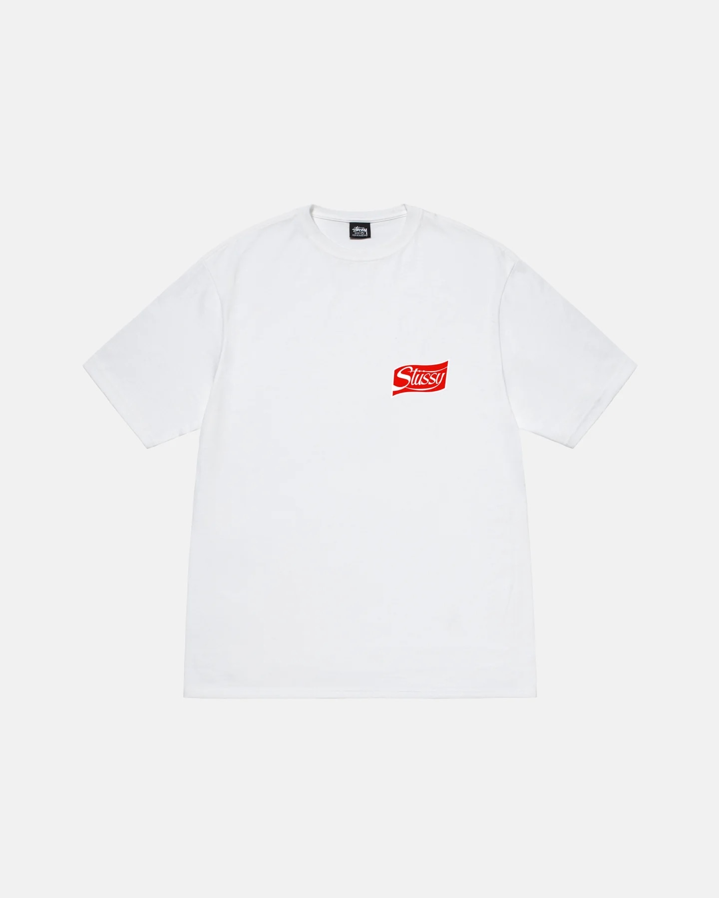 STUSSY SODA CAN TSHIRT - WHITE