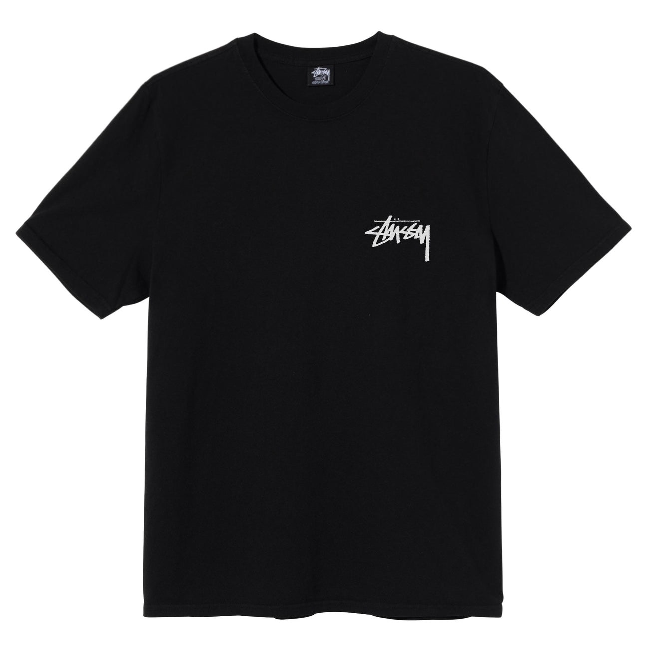 STUSSY SPRING WEEDS TSHIRT - BLACK