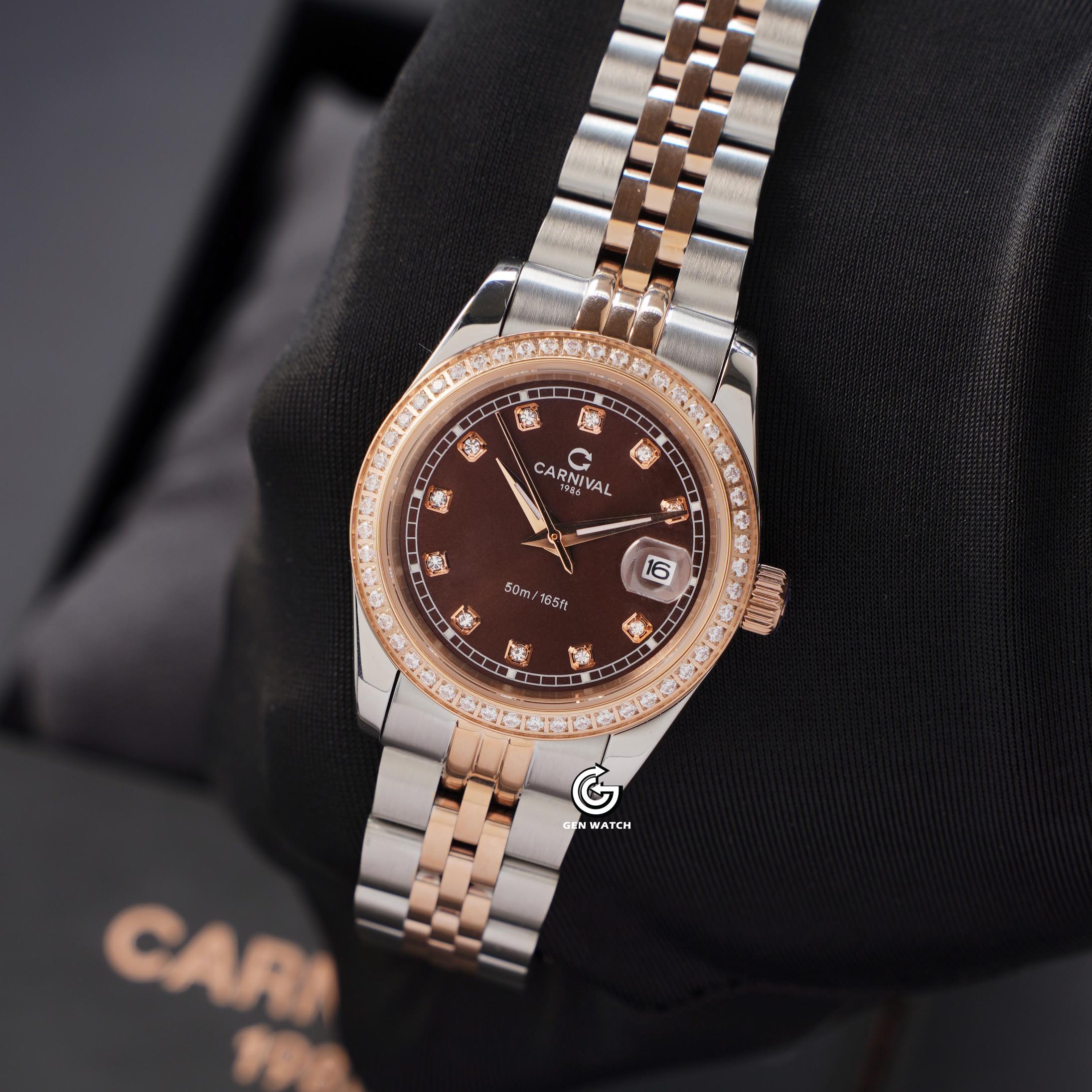 ĐỒNG HỒ NỮ CARNIVAL 8131L2 CH N QUARTZ 30MM