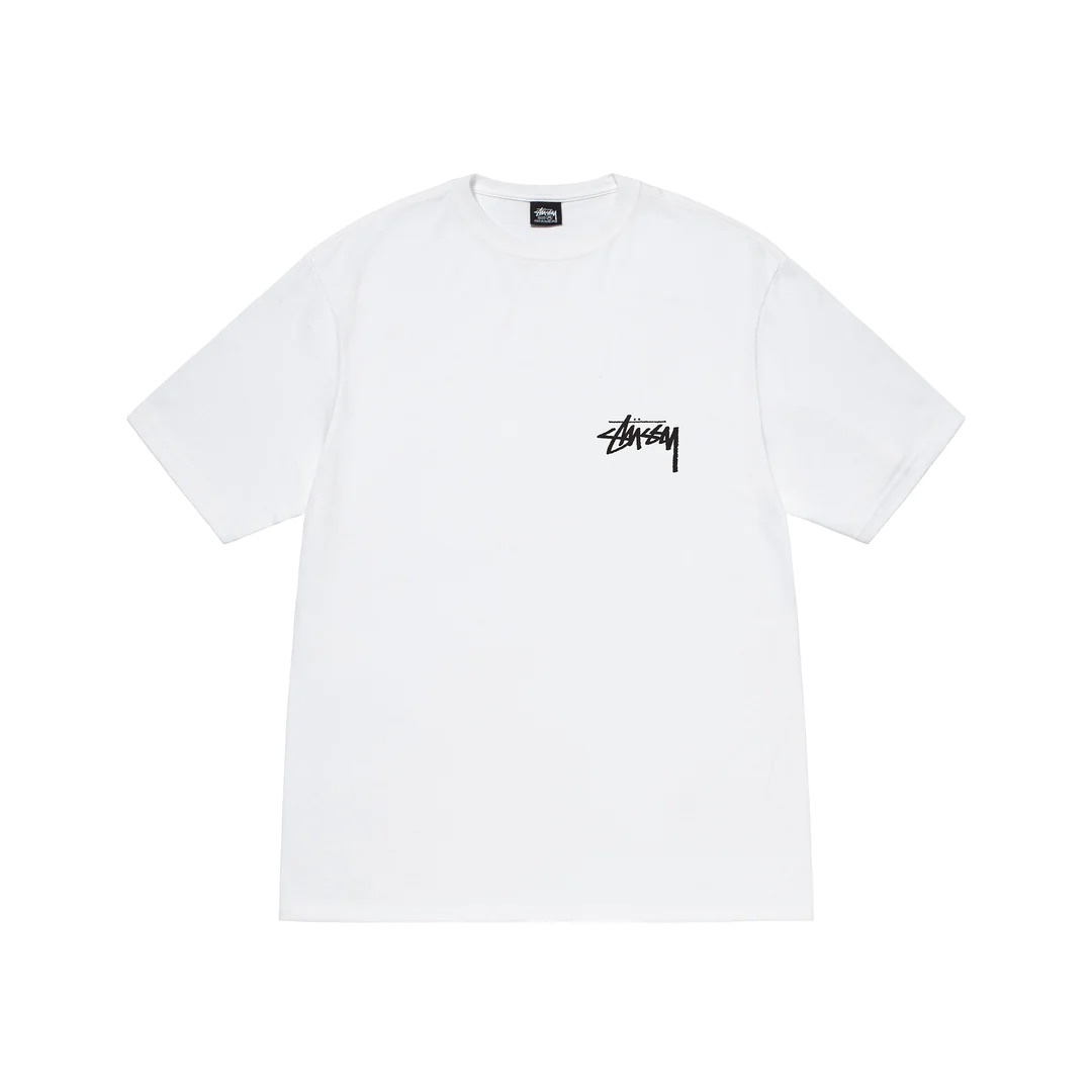 STUSSY SHATTERED TSHIRT - WHITE